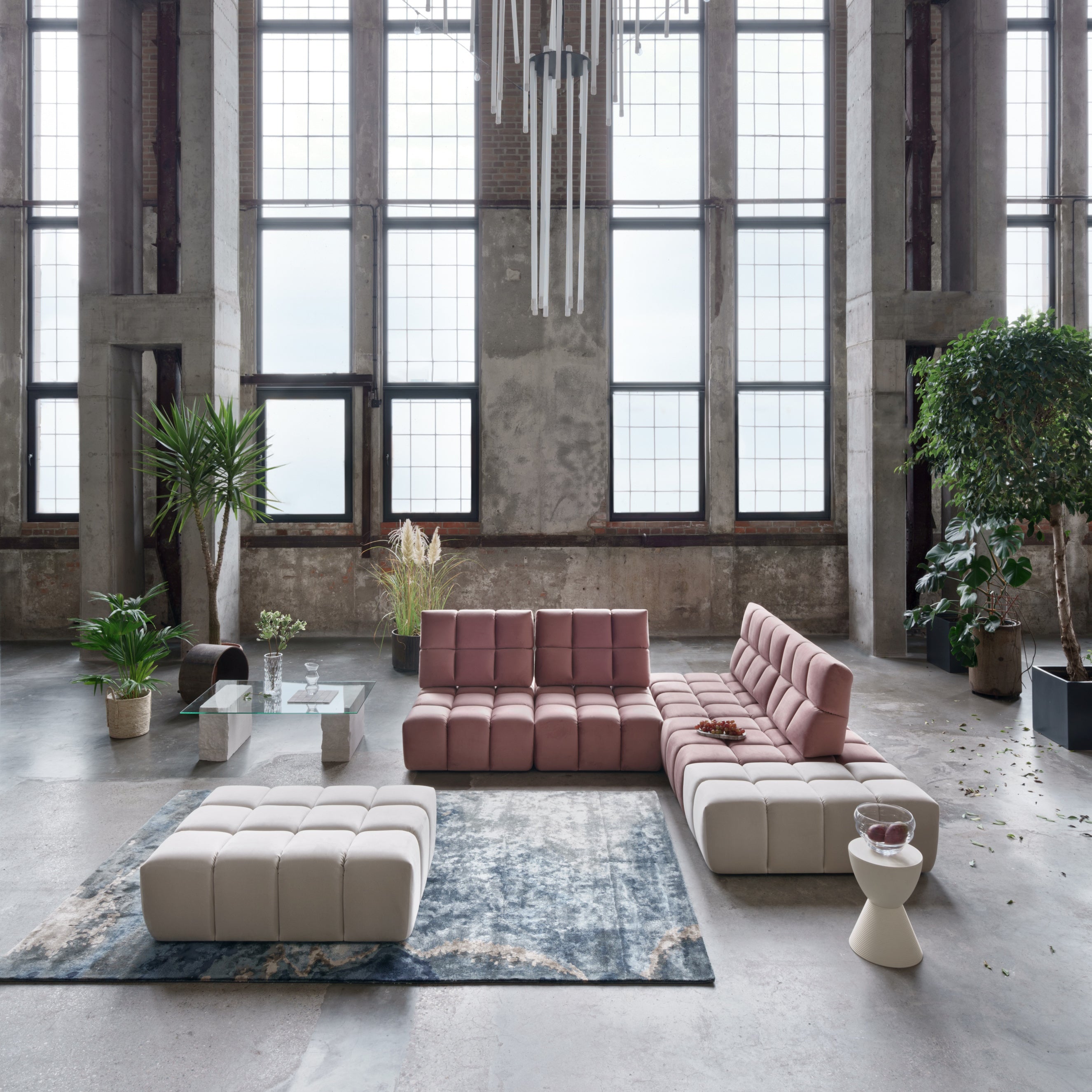 Modulare Garnitur Choco, Material: Auswahl möglich