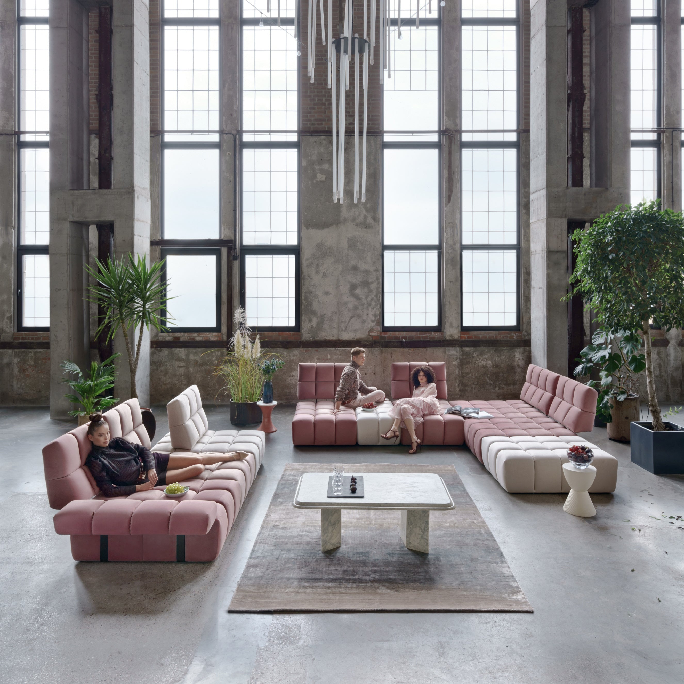 Modulare Garnitur Choco, Material: Auswahl möglich