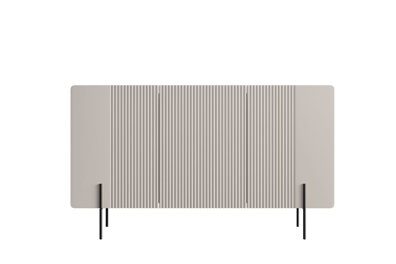 Malmi Kommode 150 cm, 3 Türen und 3 Einlegeböden, Material: MDF