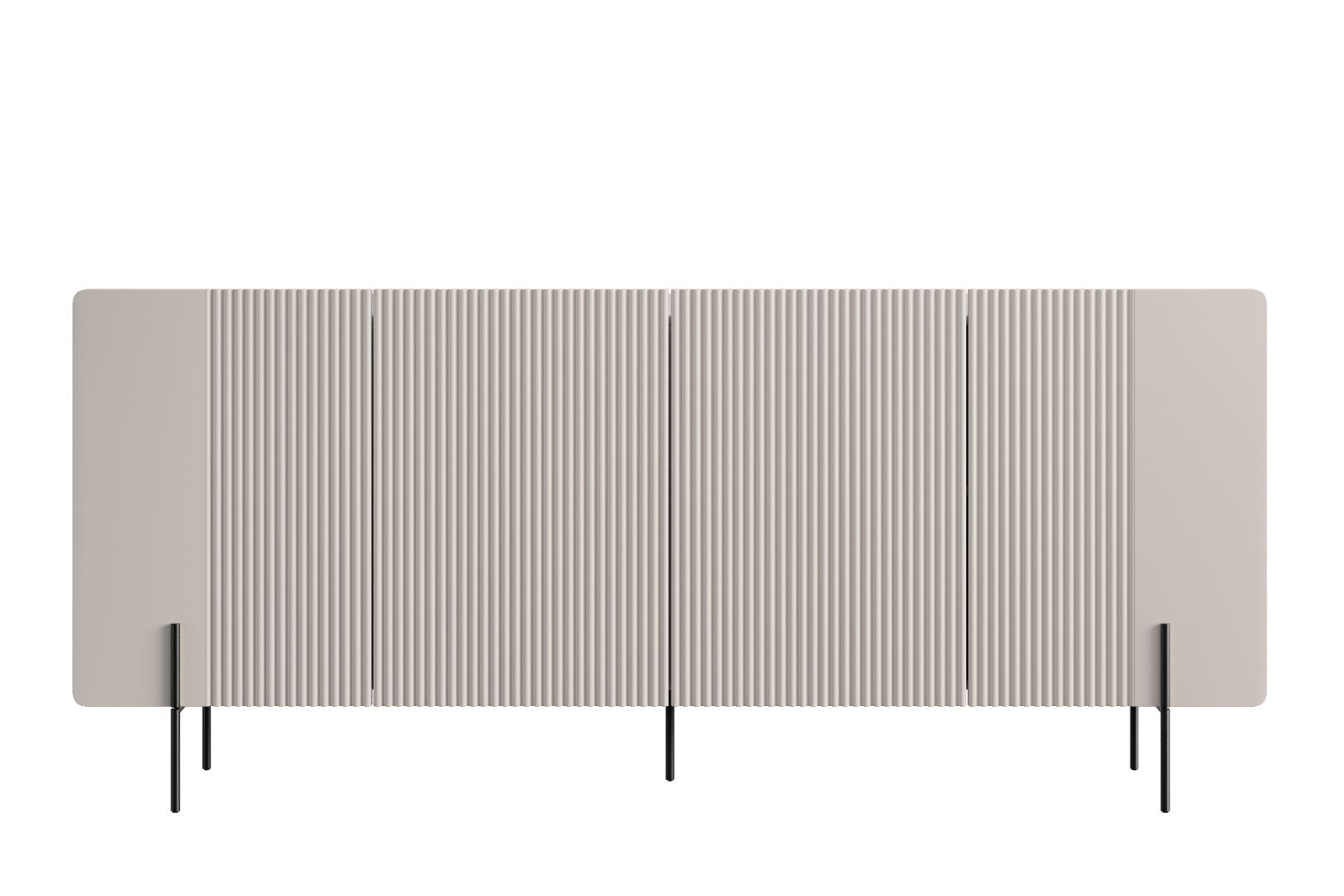 Malmi Kommode 200 cm, 4 Türen und 4 Einlegeböden, Material: MDF