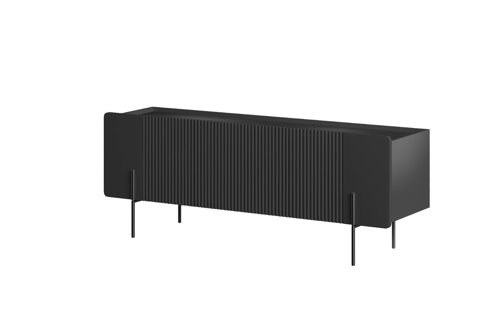 TV Kommode Malmi 150cm, 2 Türen und 1 Schublade, Material: MDF