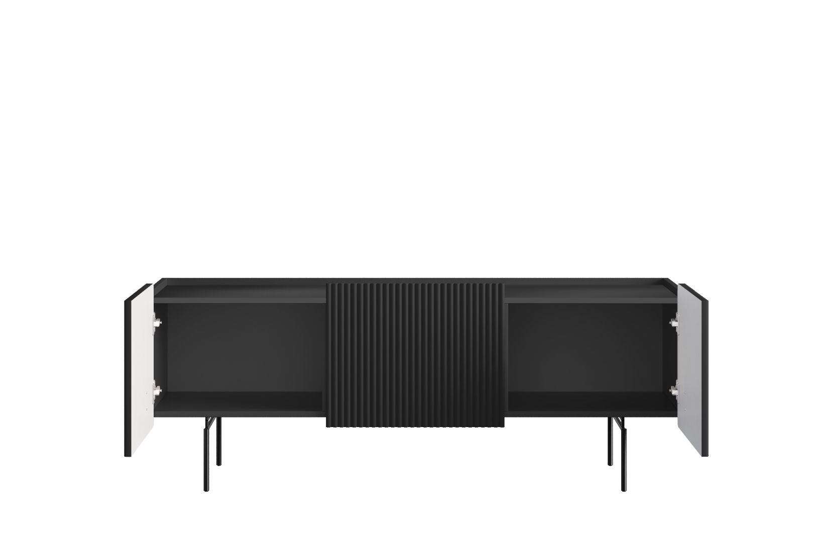 TV Kommode Malmi 150cm, 2 Türen und 1 Schublade, Material: MDF