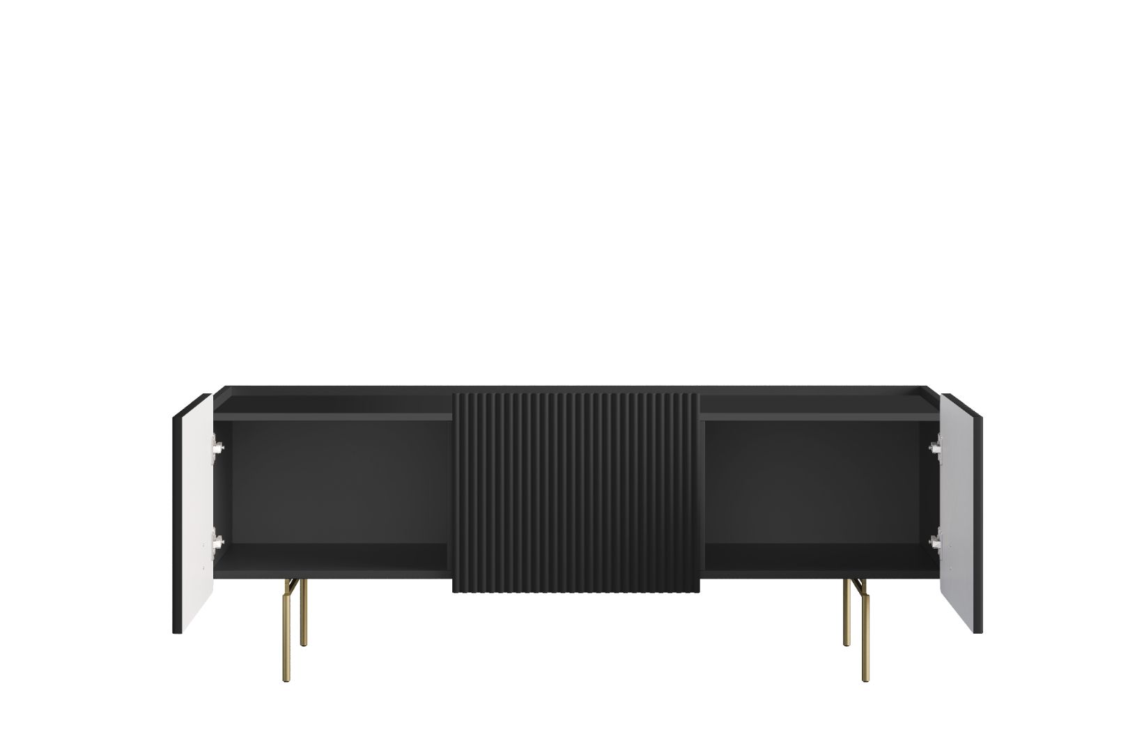 TV Kommode Malmi 150cm, 2 Türen und 1 Schublade, Material: MDF