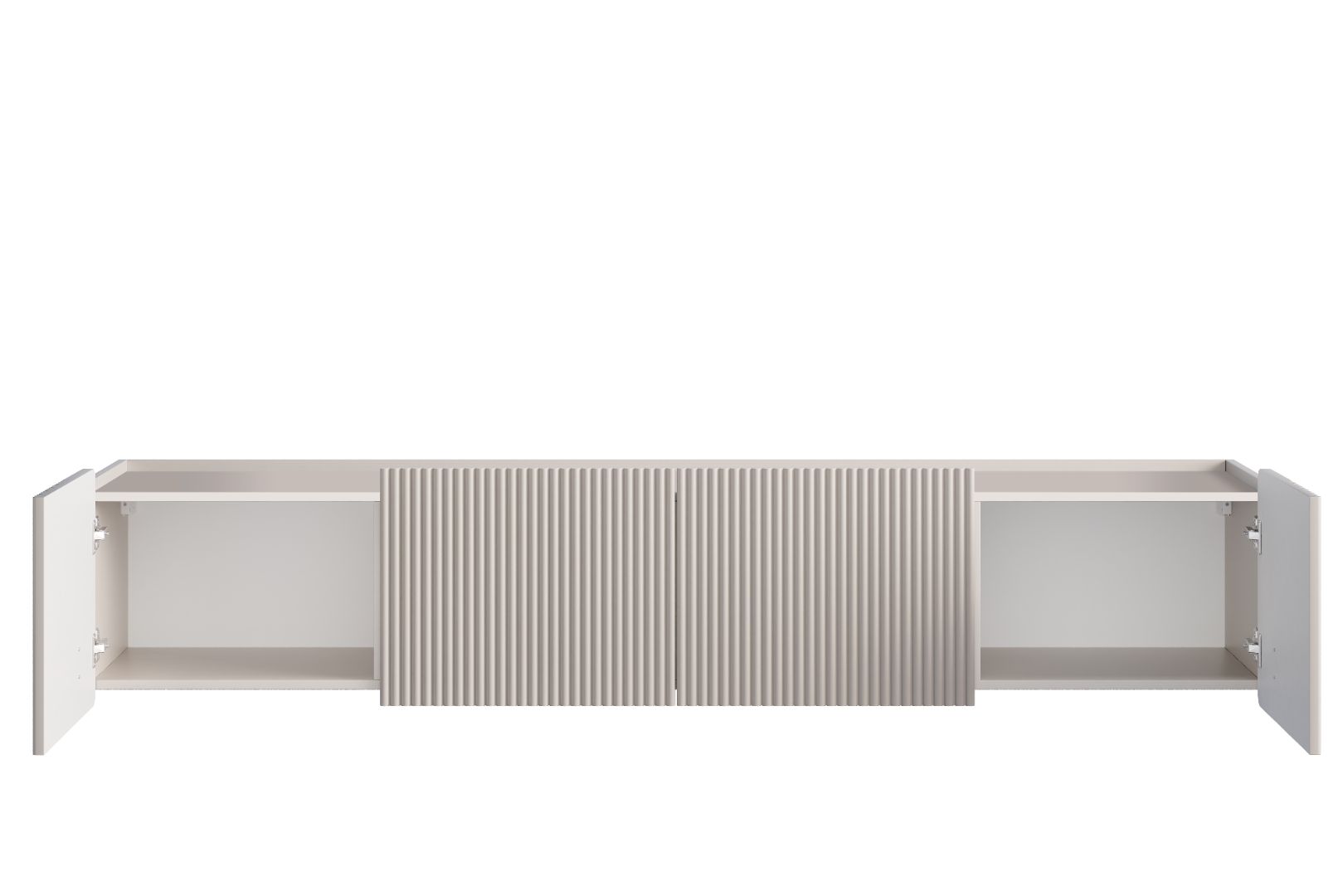 TV Kommode Malmi 200cm, 2 Türen und 2 Schubladen, Material: MDF