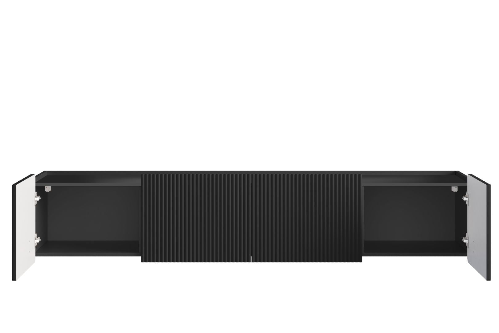 TV Kommode Malmi 200cm, 2 Türen und 2 Schubladen, Material: MDF