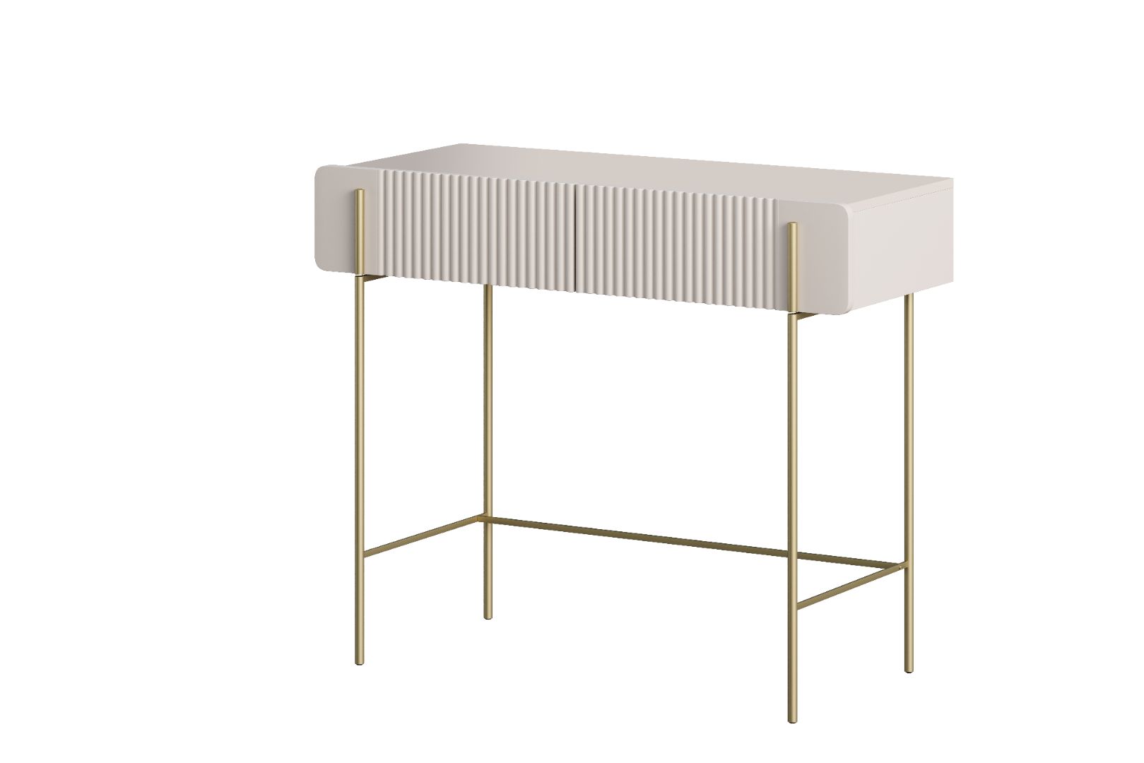 Beistelltisch Malmi 100cm, 2 Schubladen, Material: MDF