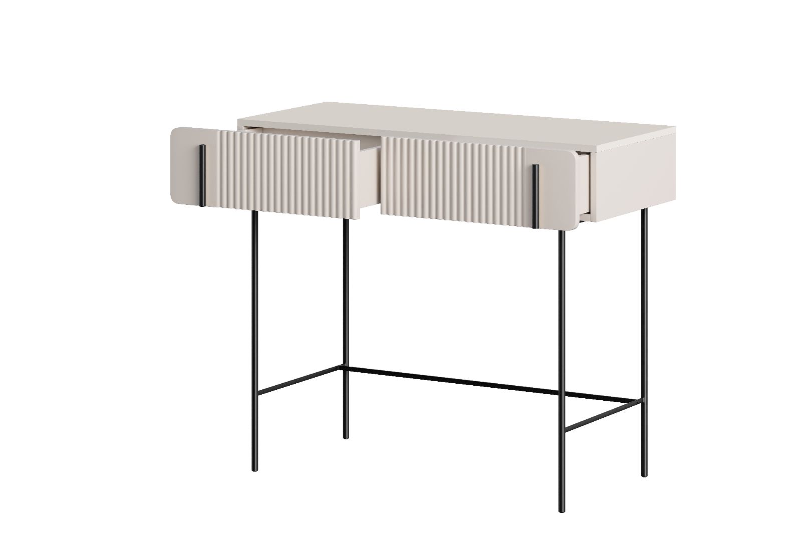 Beistelltisch Malmi 100cm, 2 Schubladen, Material: MDF
