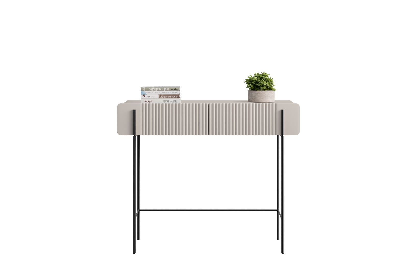 Beistelltisch Malmi 100cm, 2 Schubladen, Material: MDF