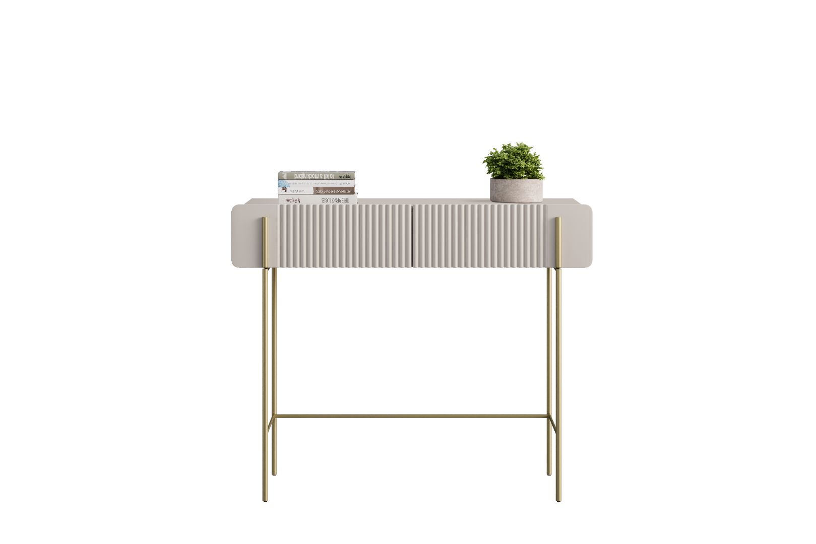 Beistelltisch Malmi 100cm, 2 Schubladen, Material: MDF