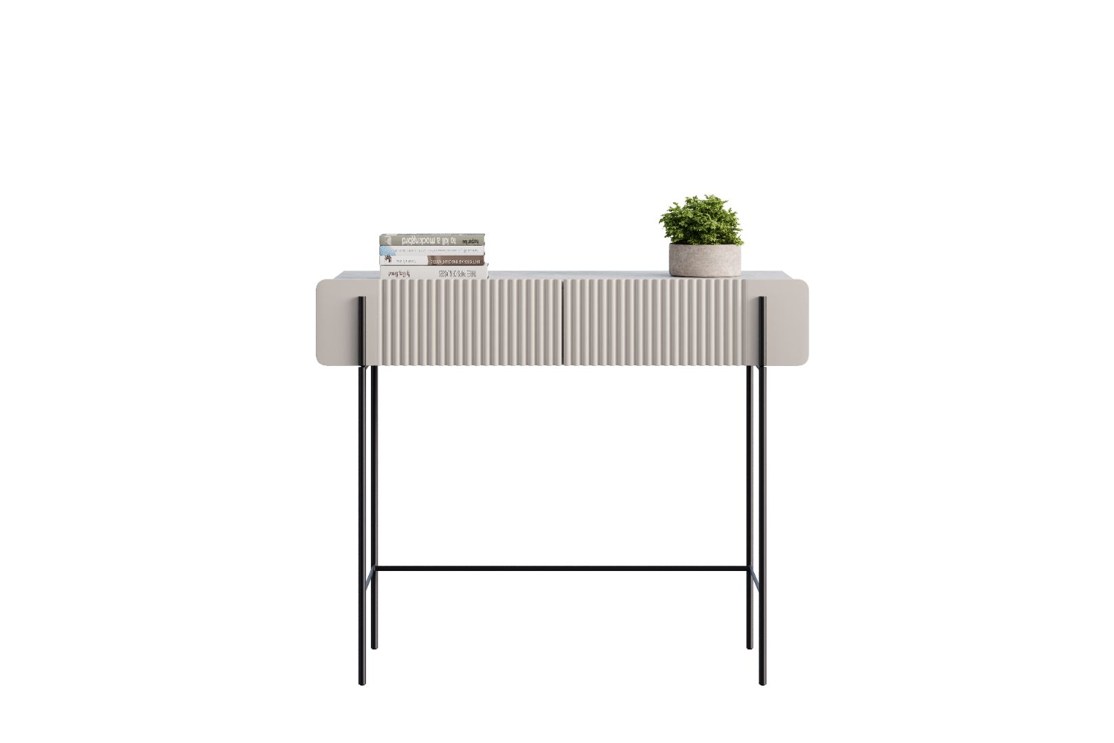 Beistelltisch Malmi 100cm, 2 Schubladen, Material: MDF