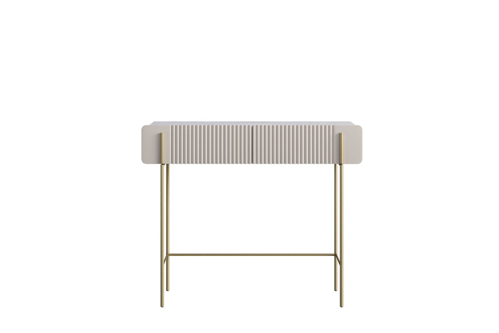 Beistelltisch Malmi 100cm, 2 Schubladen, Material: MDF