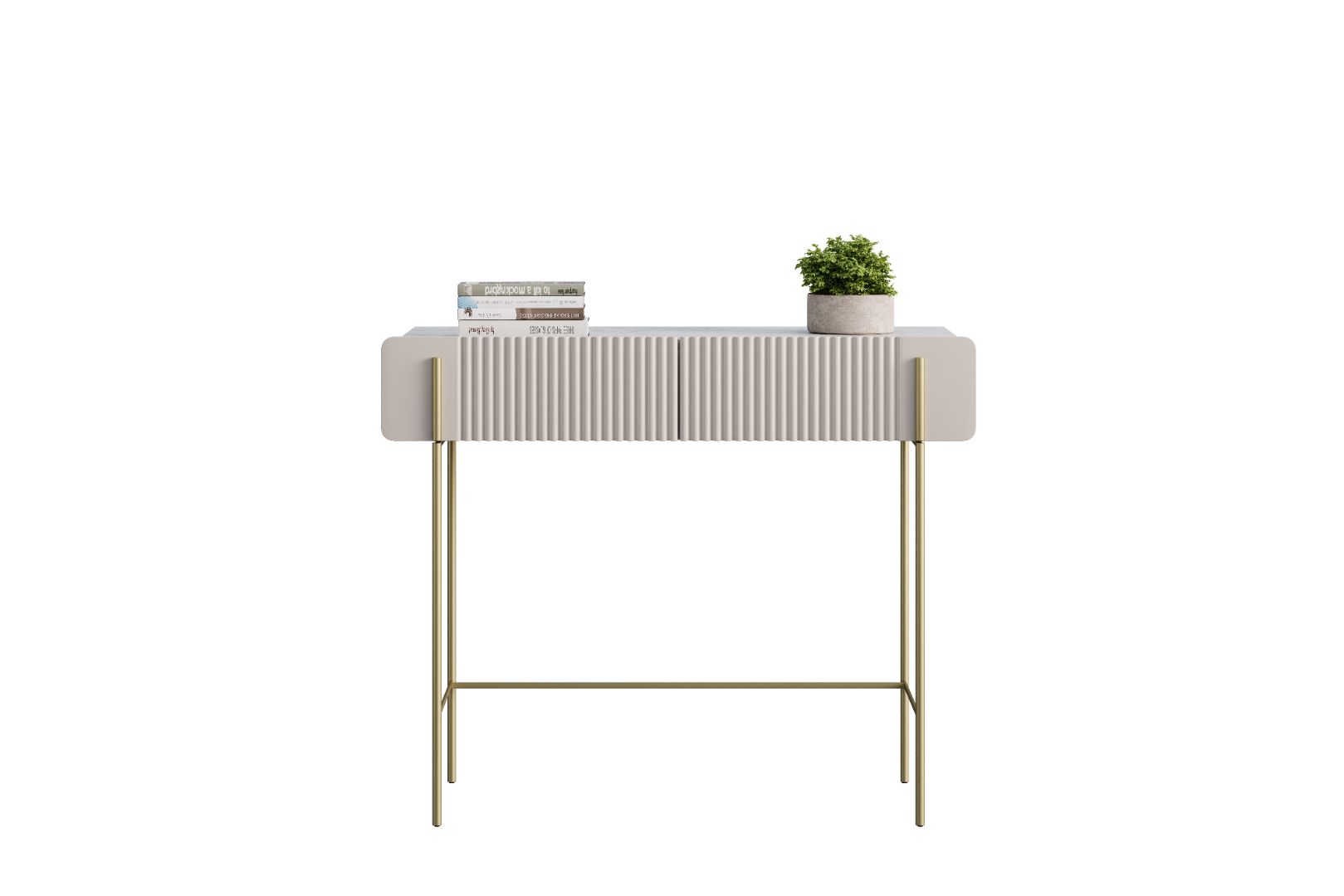 Beistelltisch Malmi 100cm, 2 Schubladen, Material: MDF