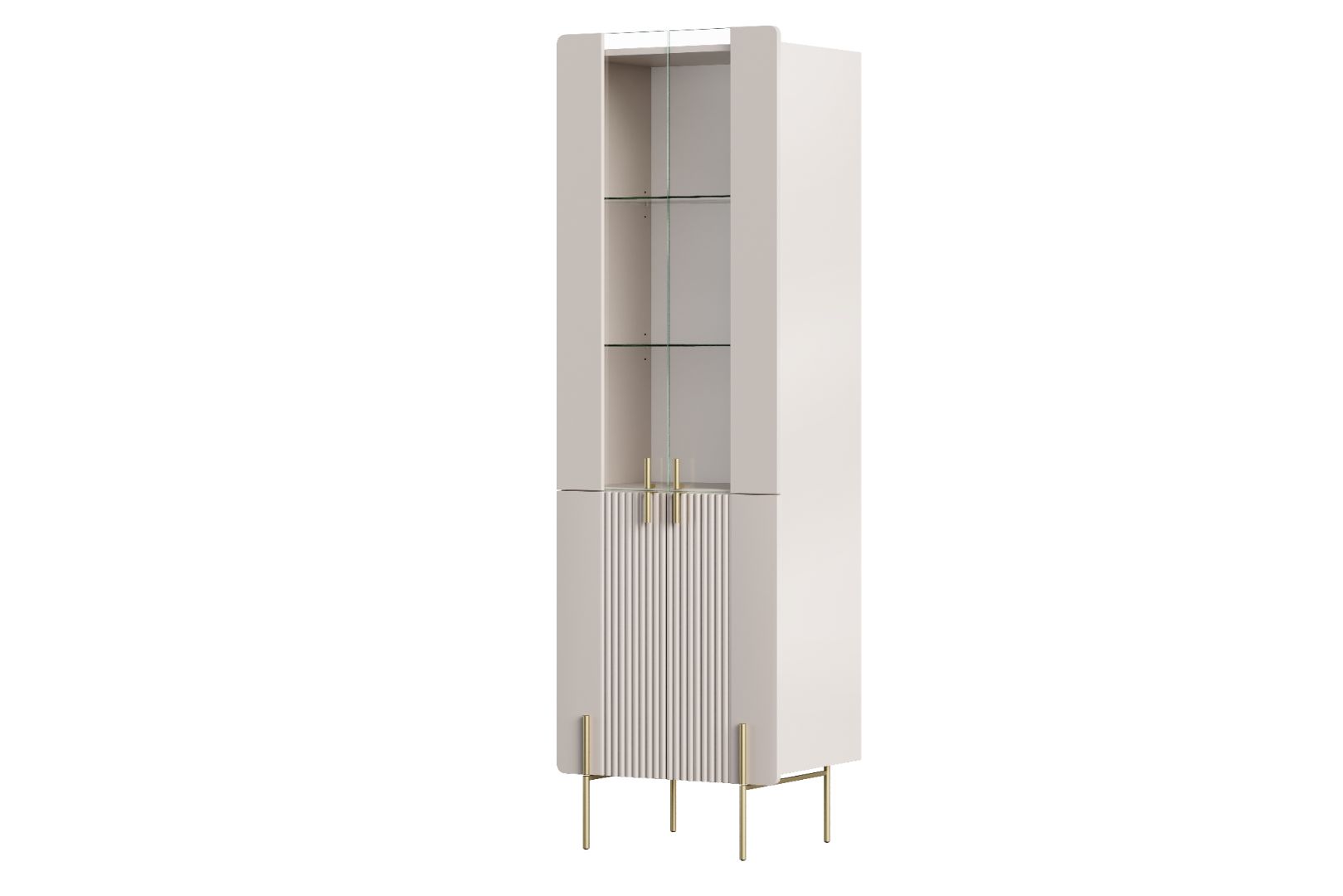 Vitrine Malmi 190cm, Material: MDF, Melaminplatte