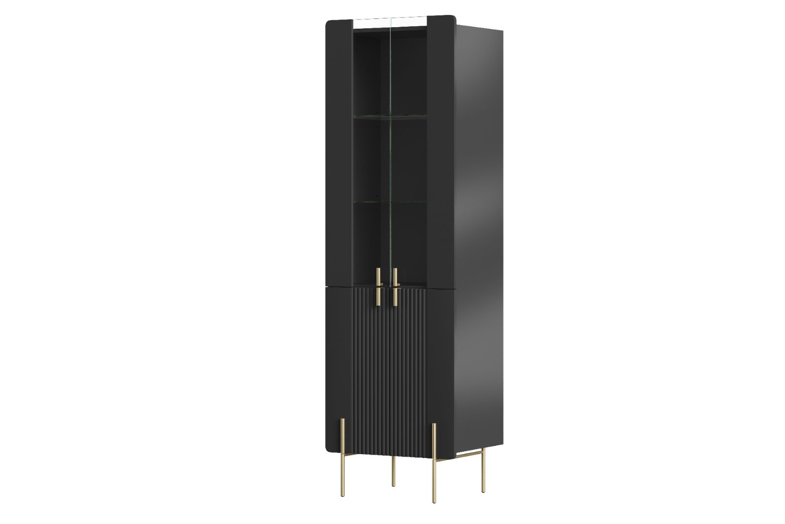 Vitrine Malmi 190cm, Material: MDF, Melaminplatte