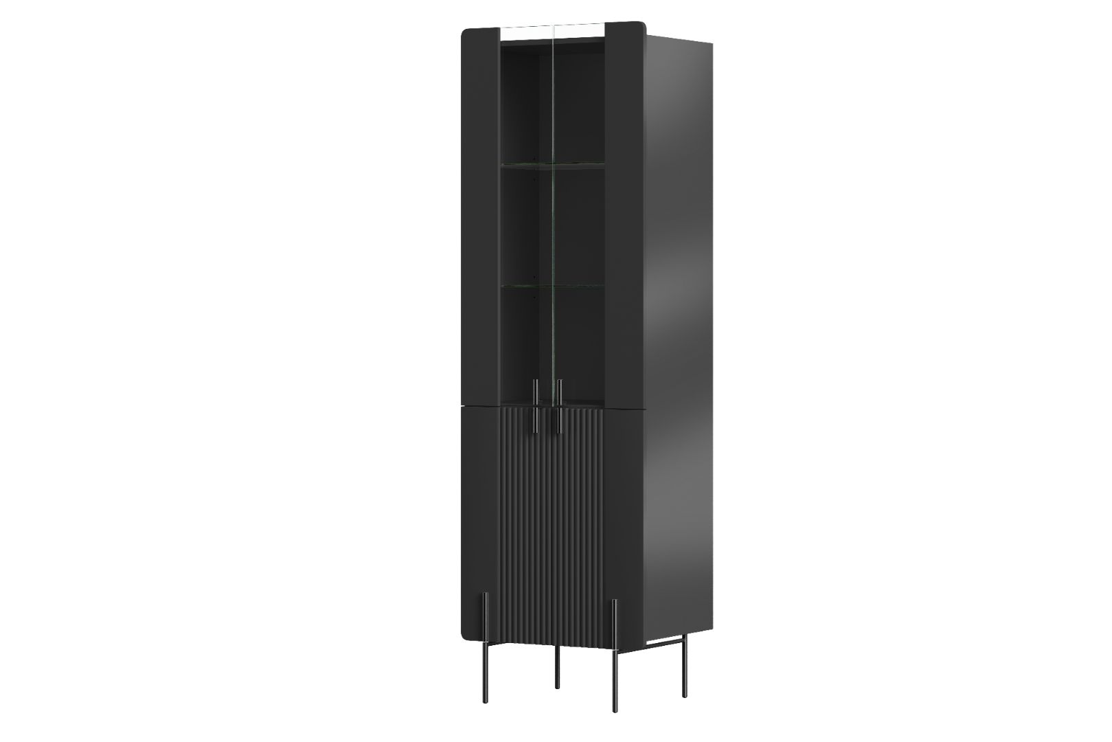 Vitrine Malmi 190cm, Material: MDF, Melaminplatte
