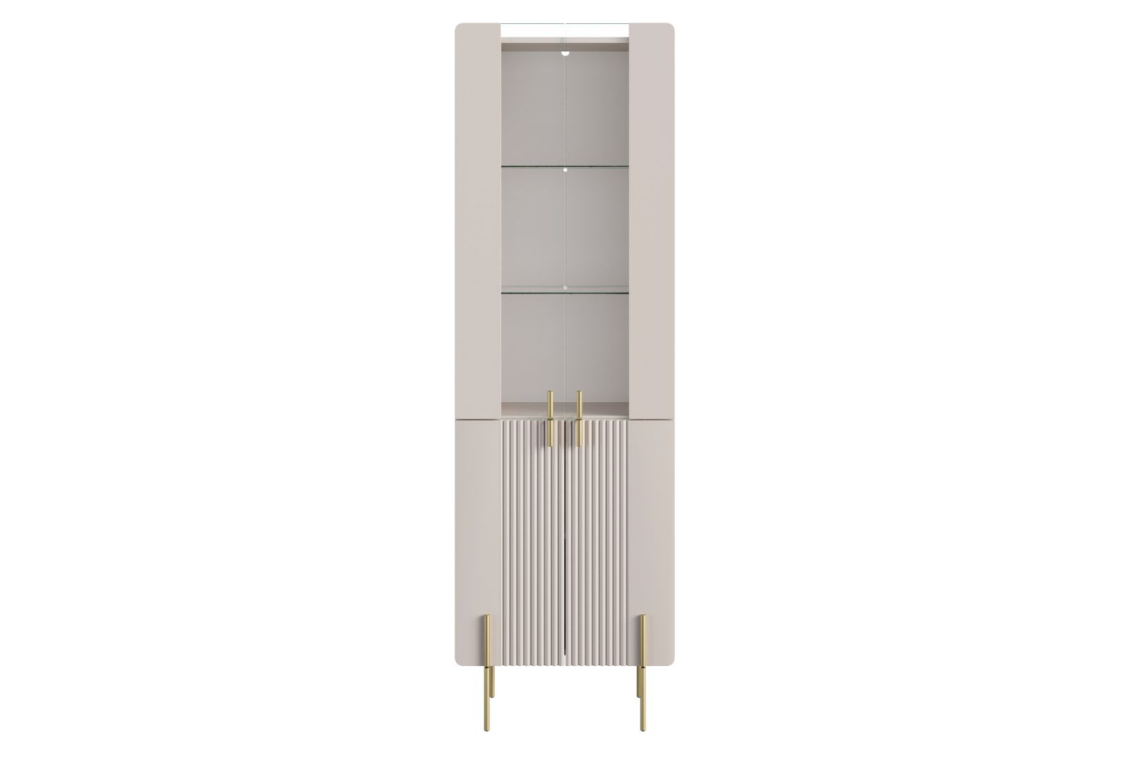 Vitrine Malmi 190cm, Material: MDF, Melaminplatte