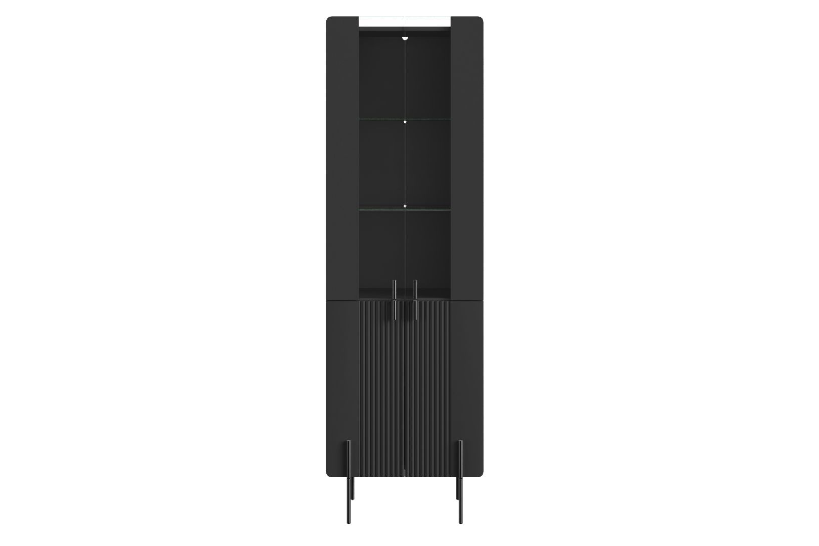 Vitrine Malmi 190cm, Material: MDF, Melaminplatte