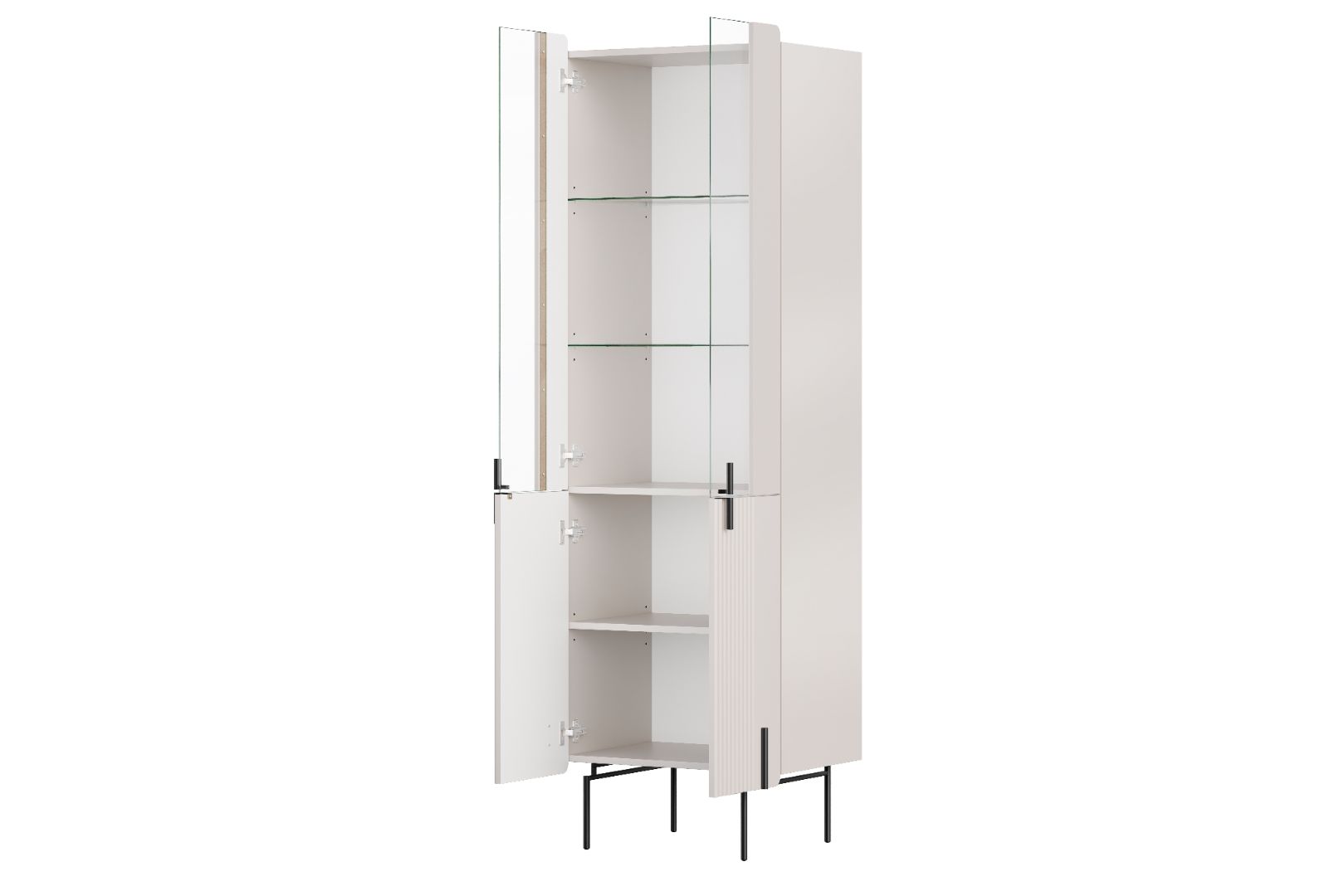 Vitrine Malmi 190cm, Material: MDF, Melaminplatte