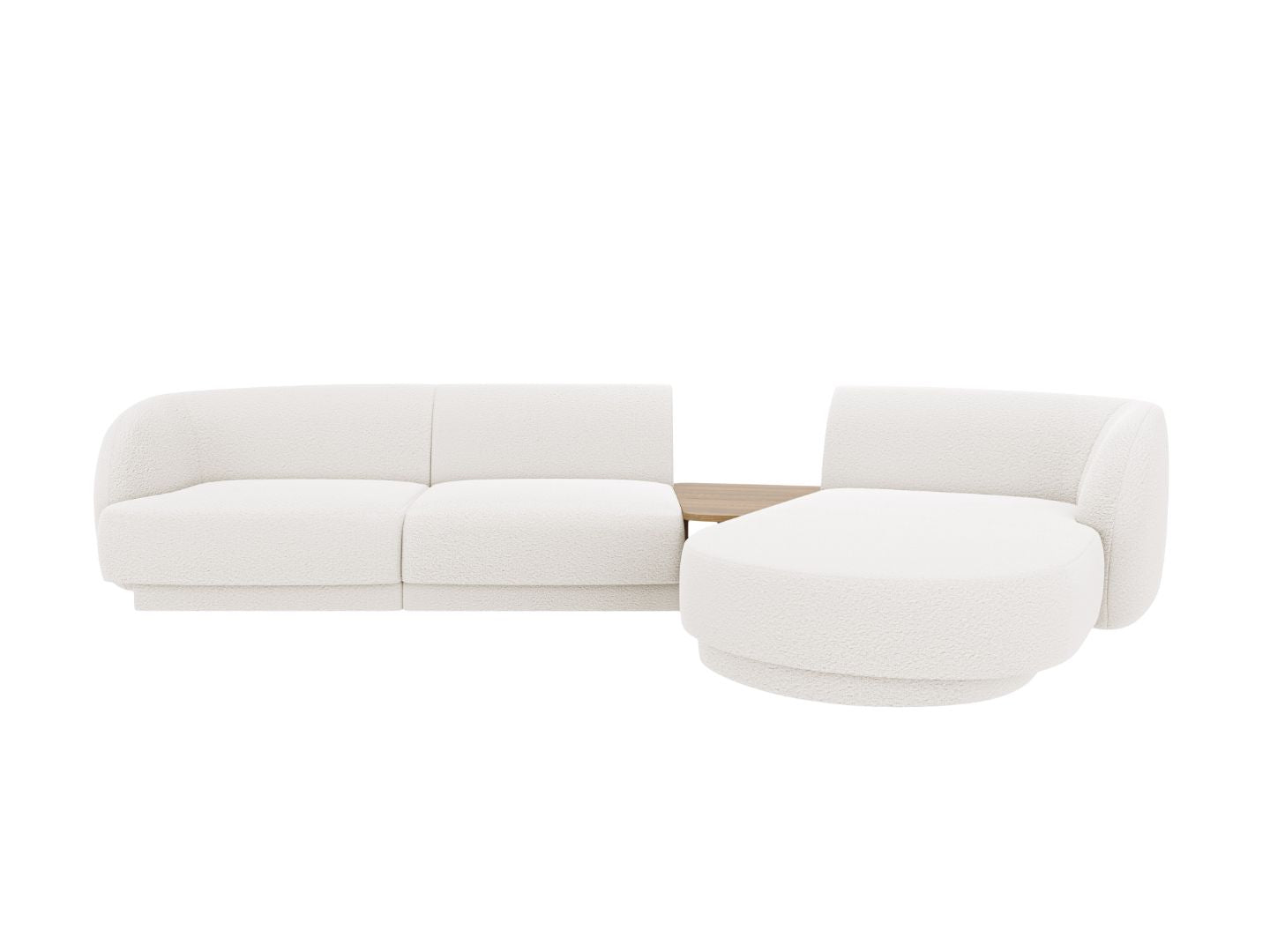 Ecksofa Miley 303x178cm, Material: Boucle