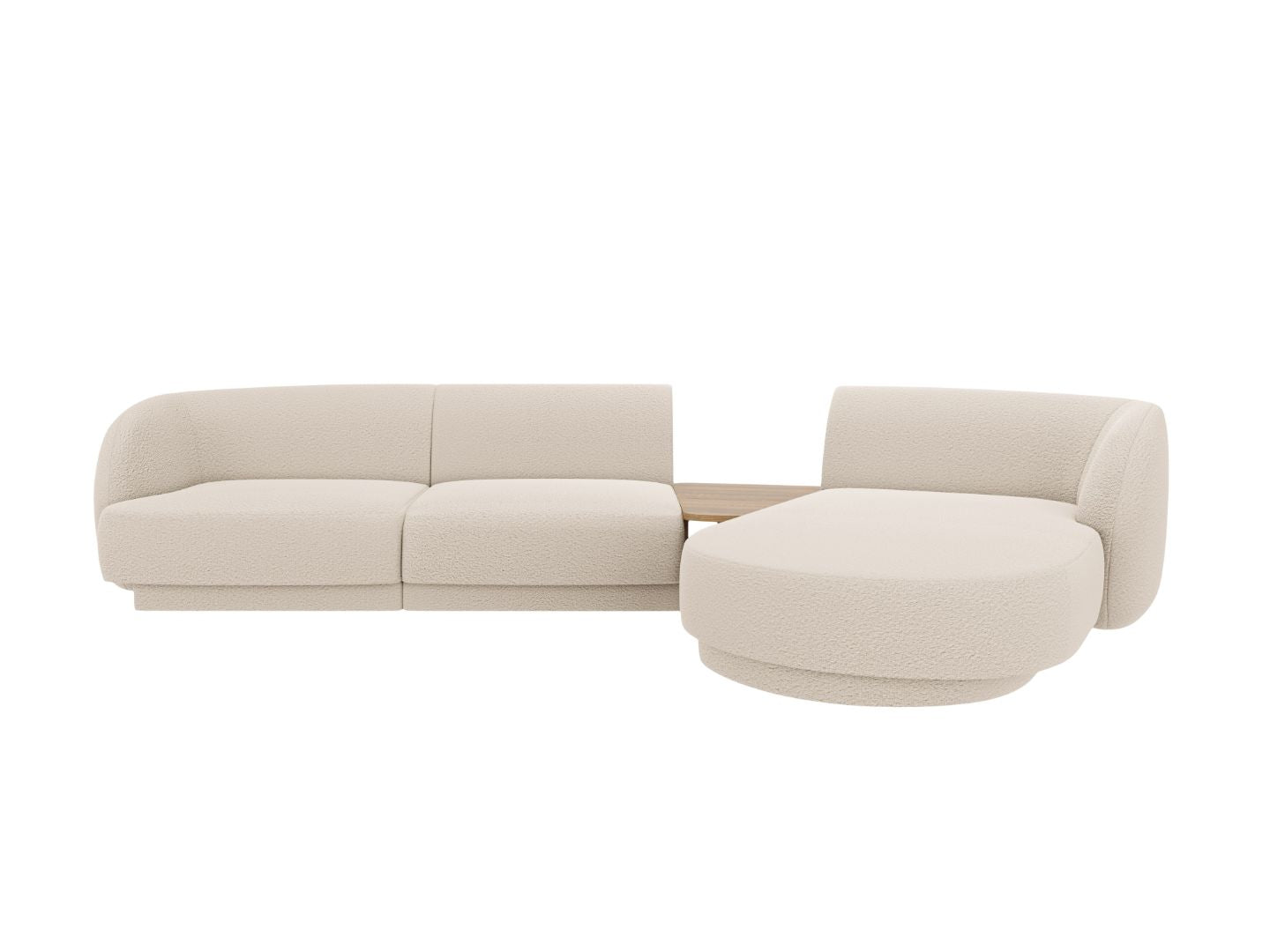Ecksofa Miley 303x178cm, Material: Boucle