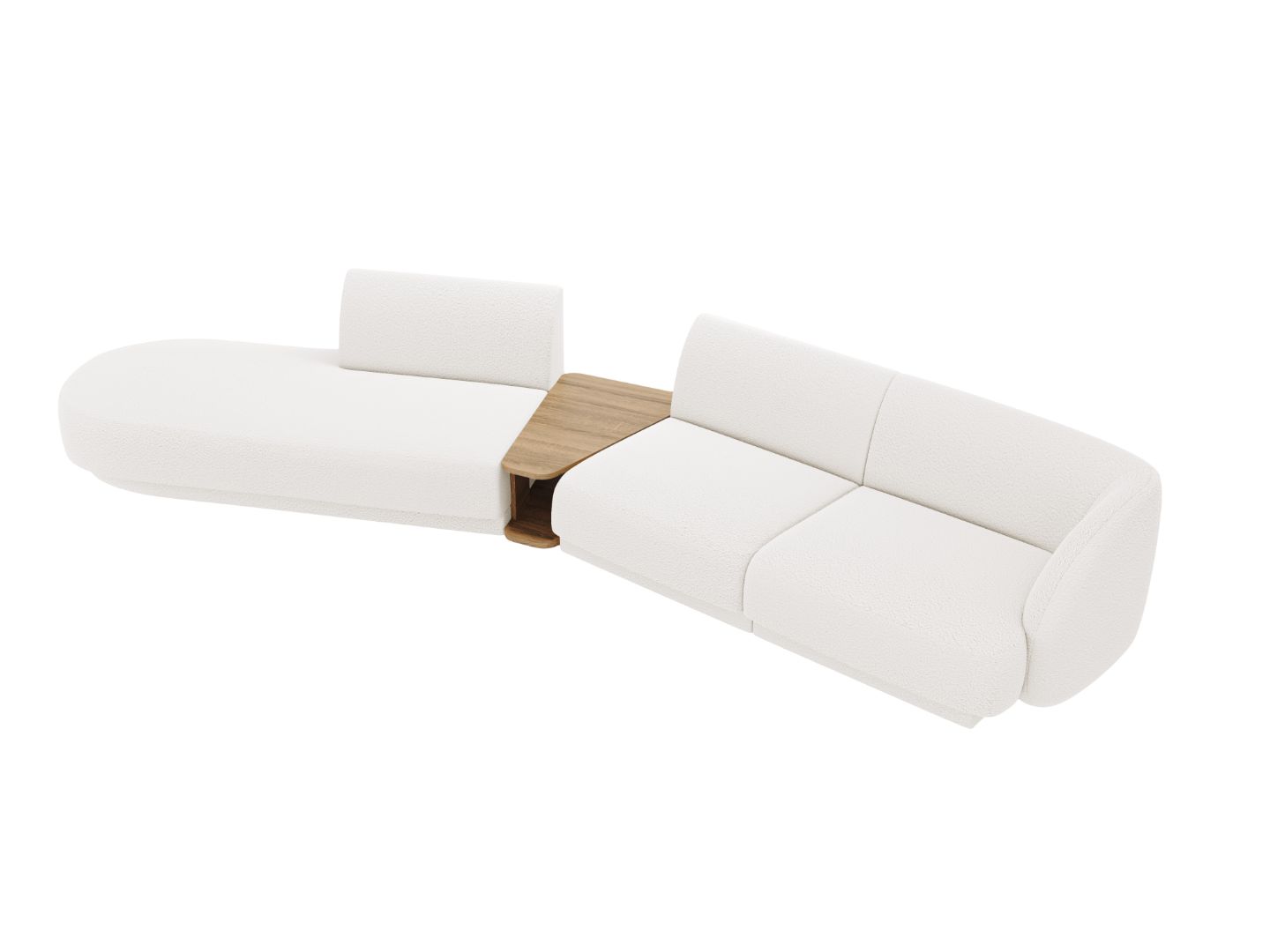 Sofa Miley 358x153cm, Material: Boucle
