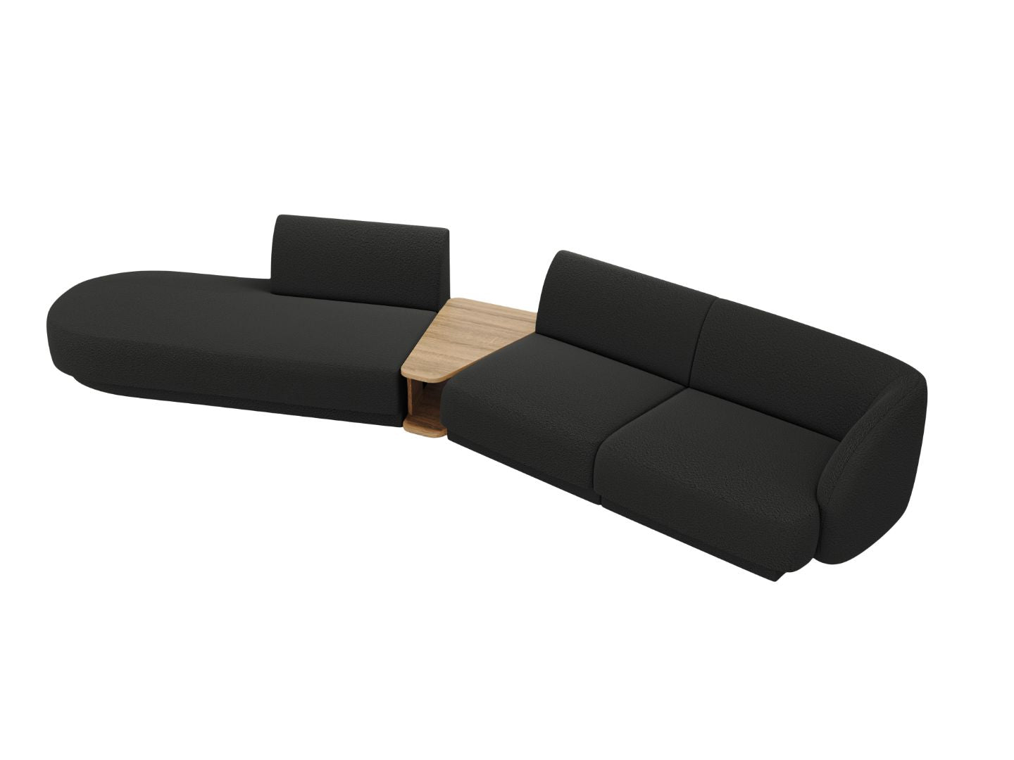 Sofa Miley 358x153cm, Material: Boucle