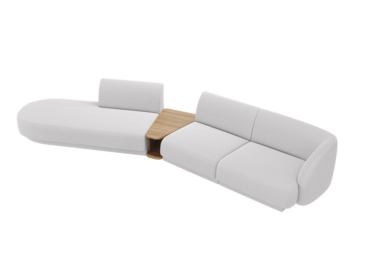 Sofa Miley 358x153cm, Material: Boucle