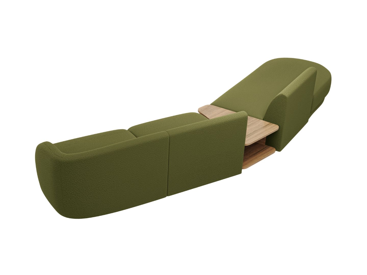 Sofa Miley 358x153cm, Material: Boucle