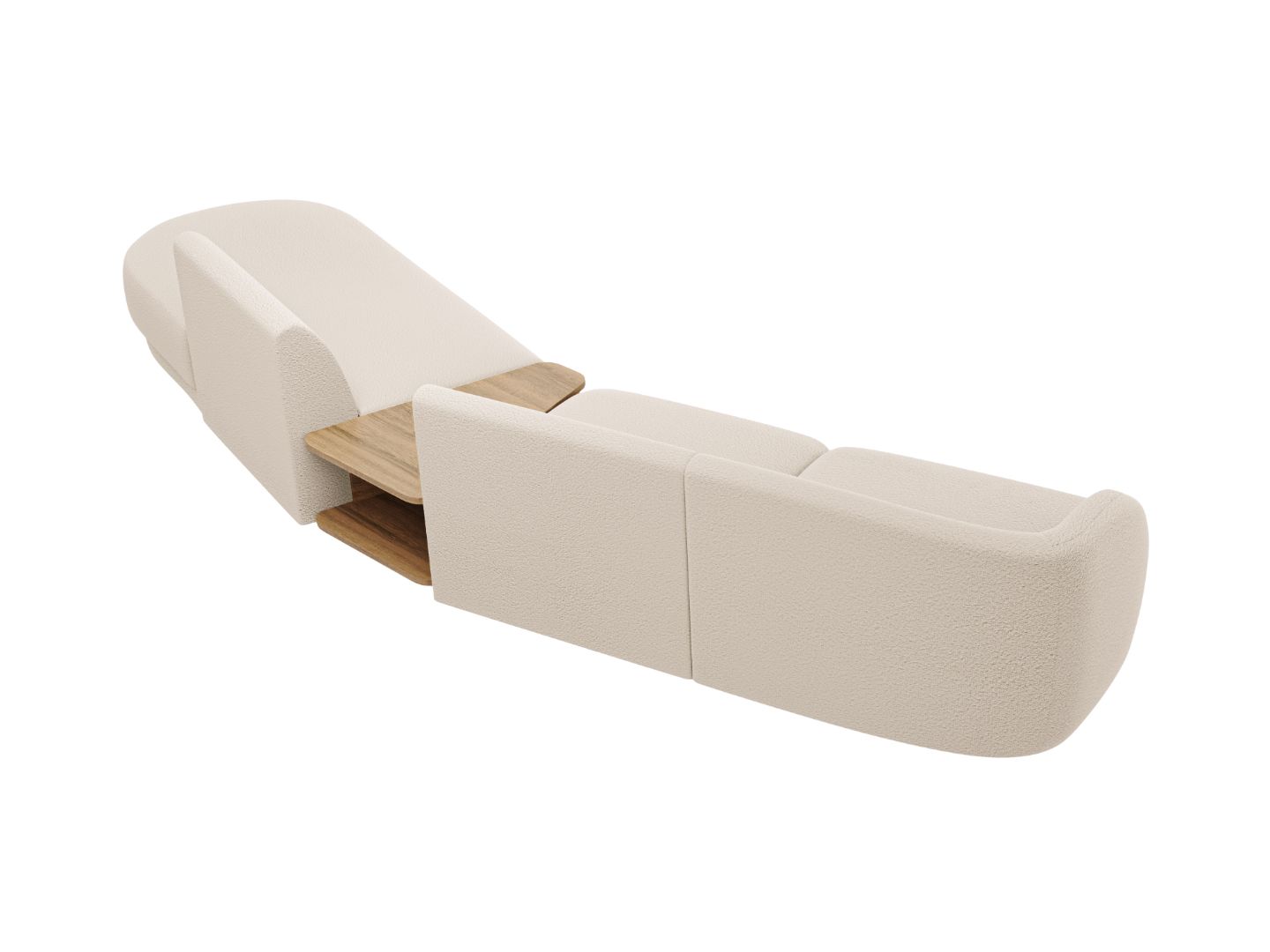 Sofa Miley 358x153cm, Material: Boucle