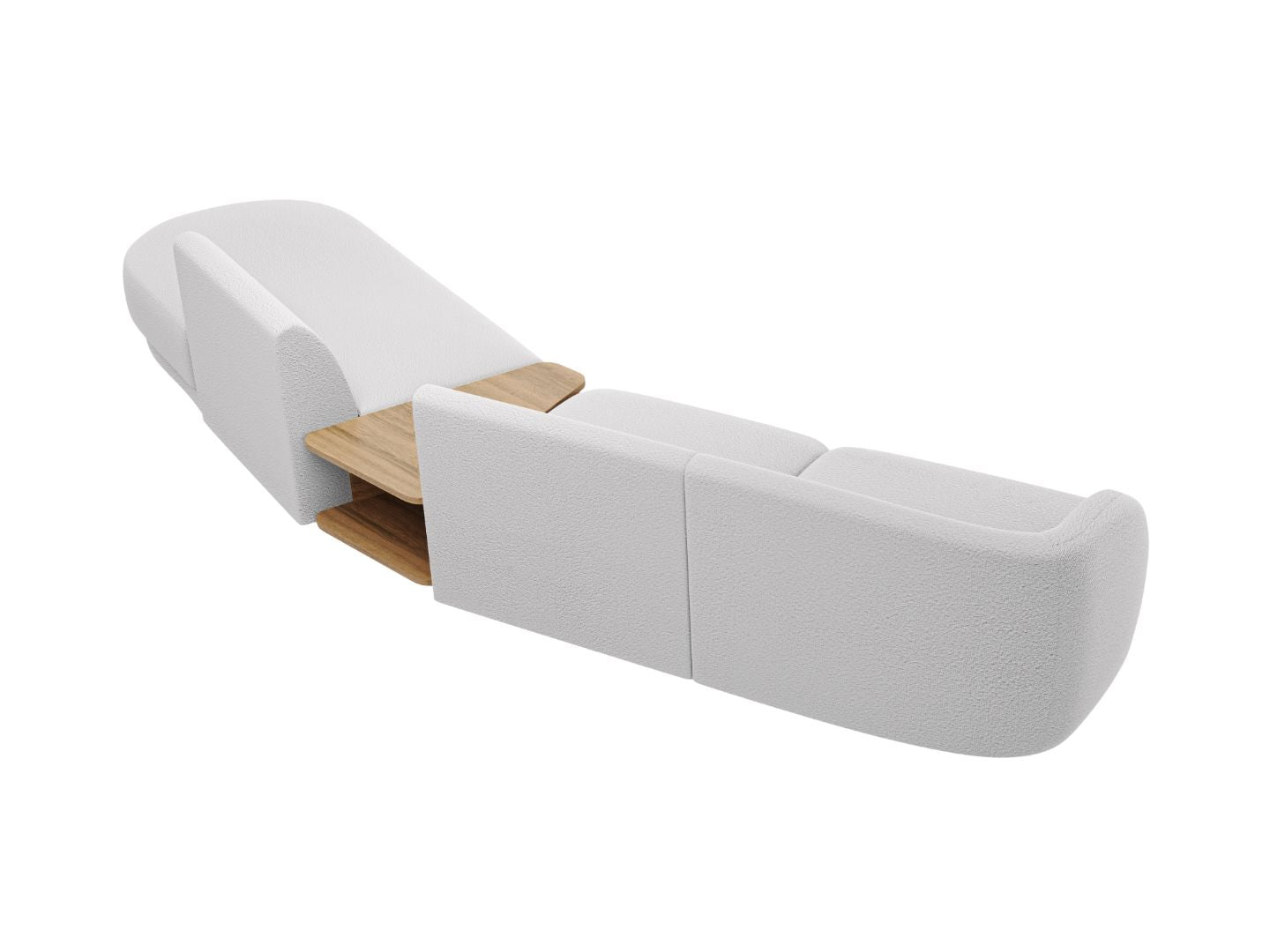 Sofa Miley 358x153cm, Material: Boucle