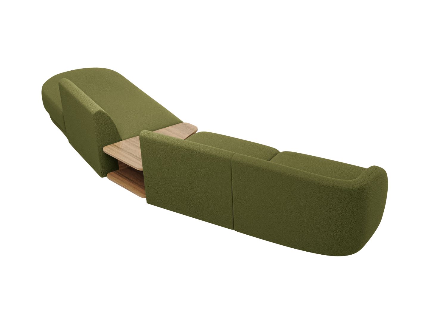 Sofa Miley 358x153cm, Material: Boucle