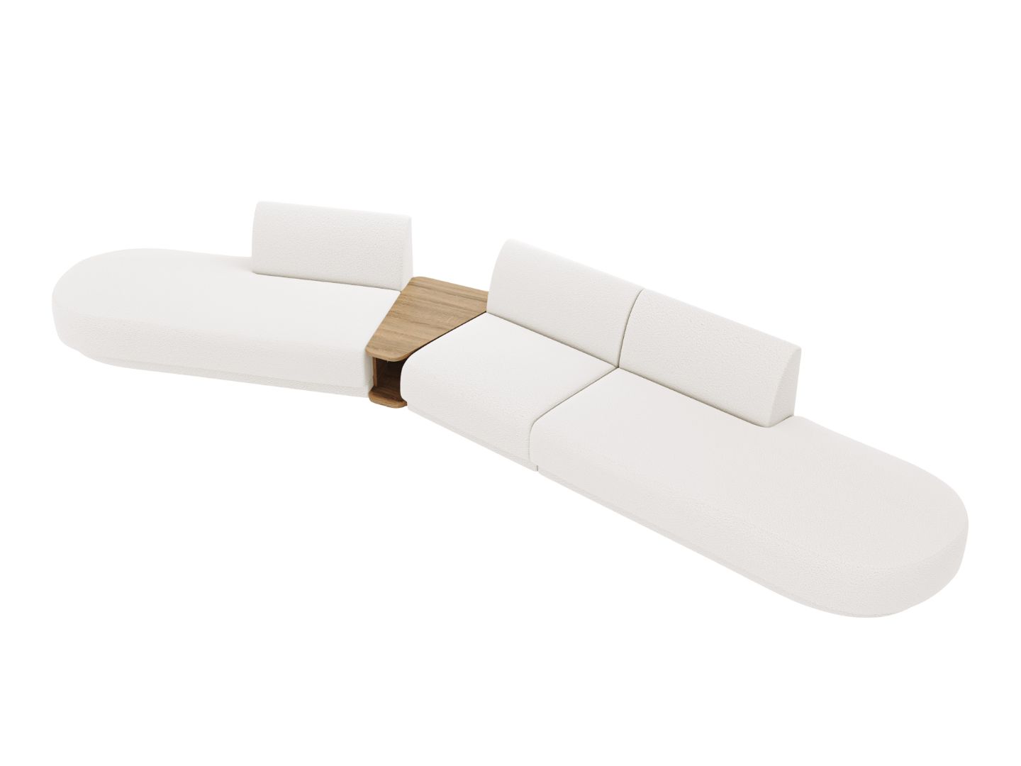 Sofa Miley 430x154cm, Material: Boucle