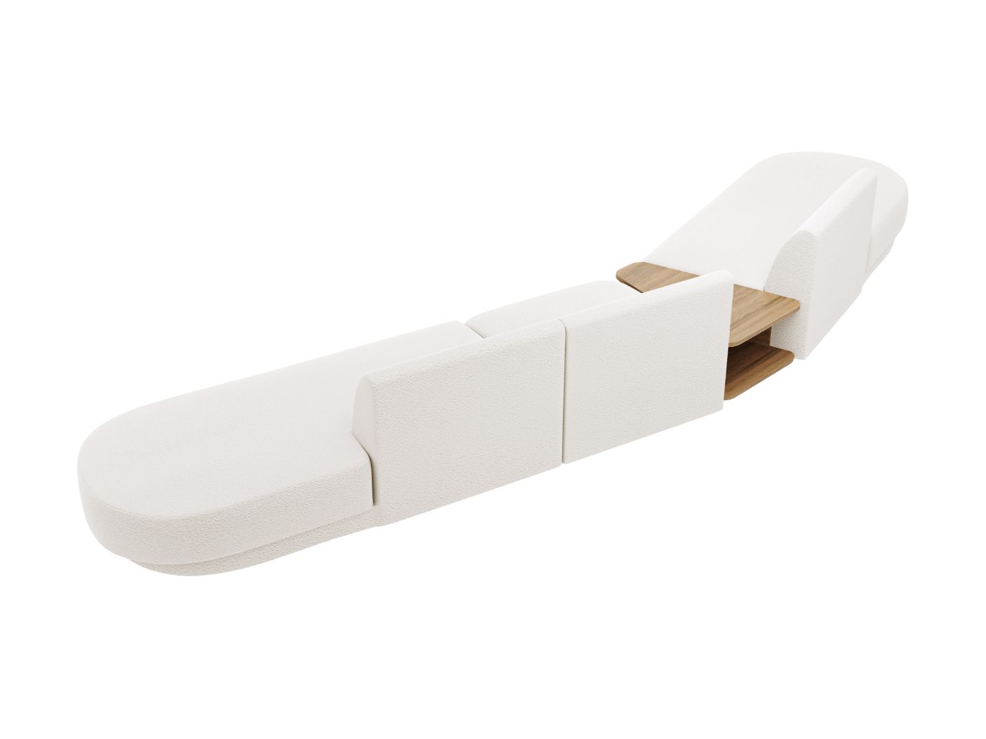 Sofa Miley 430x154cm, Material: Boucle