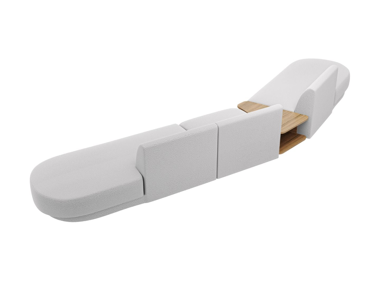 Sofa Miley 430x154cm, Material: Boucle