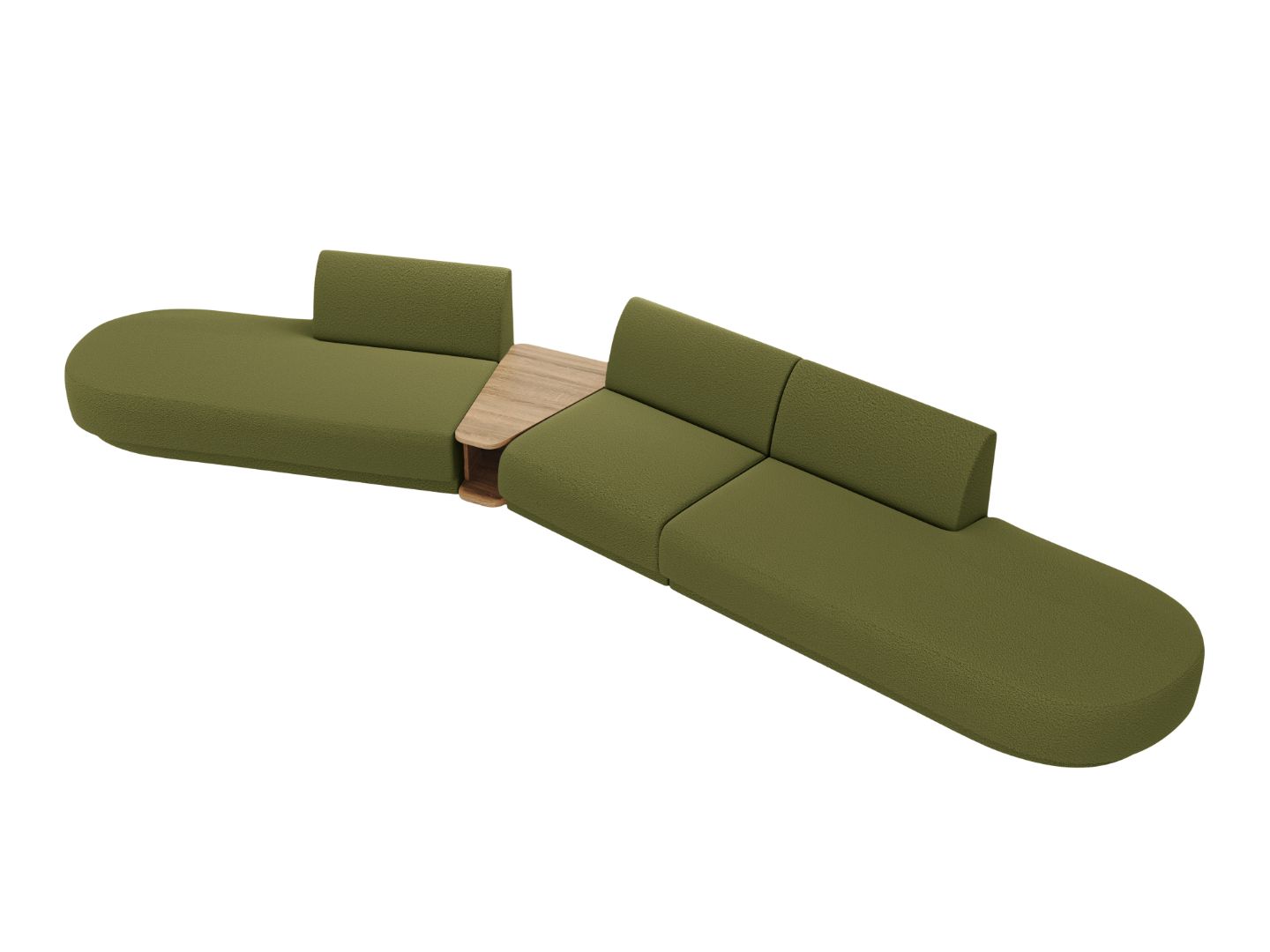 Sofa Miley 430x154cm, Material: Boucle