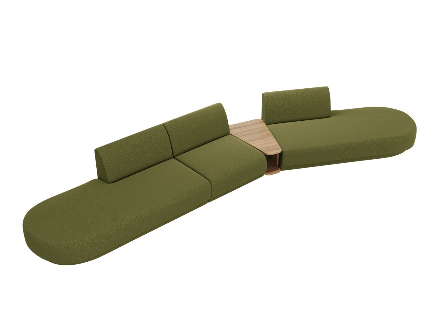 Sofa Miley 430x154cm, Material: Boucle
