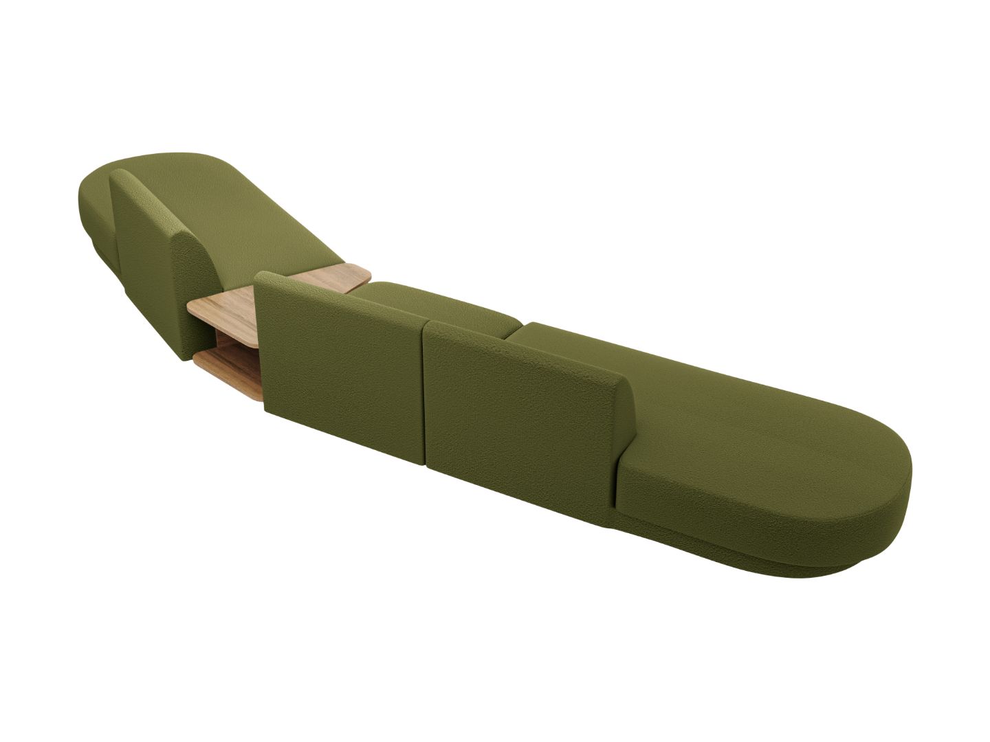 Sofa Miley 430x154cm, Material: Boucle