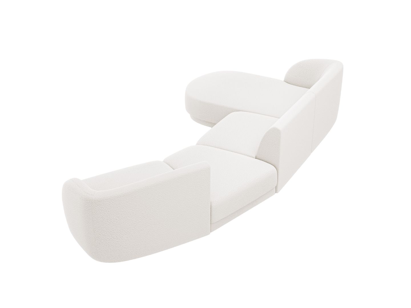 Sofa Miley 325x160cm, Material: Boucle