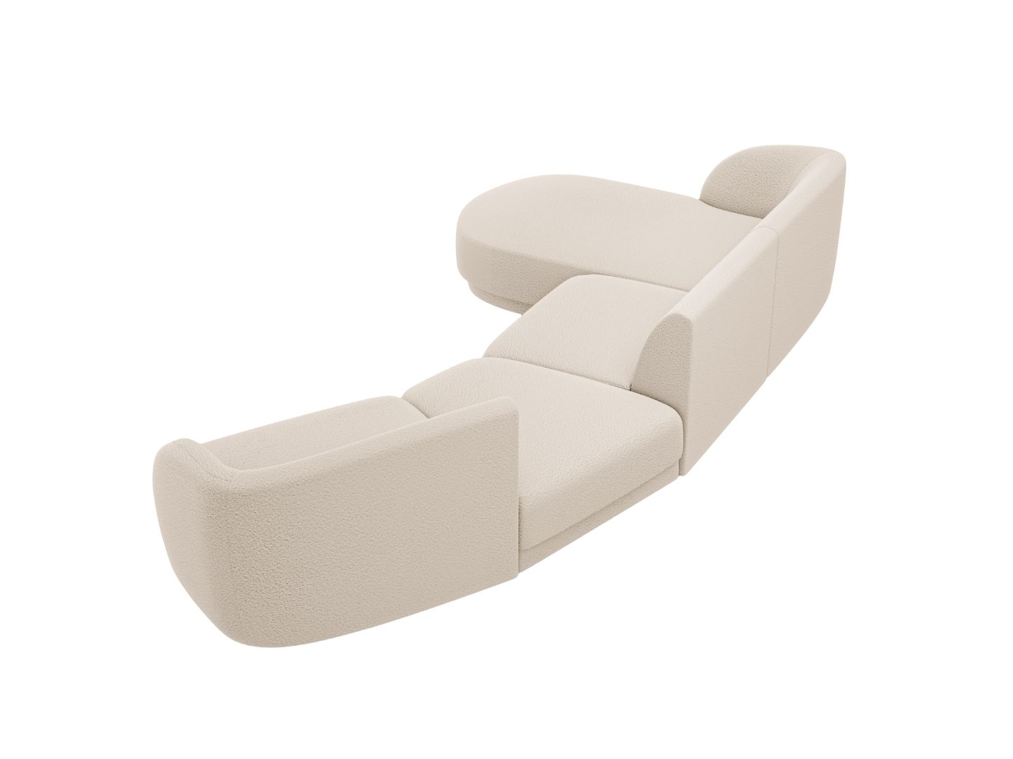 Sofa Miley 325x160cm, Material: Boucle