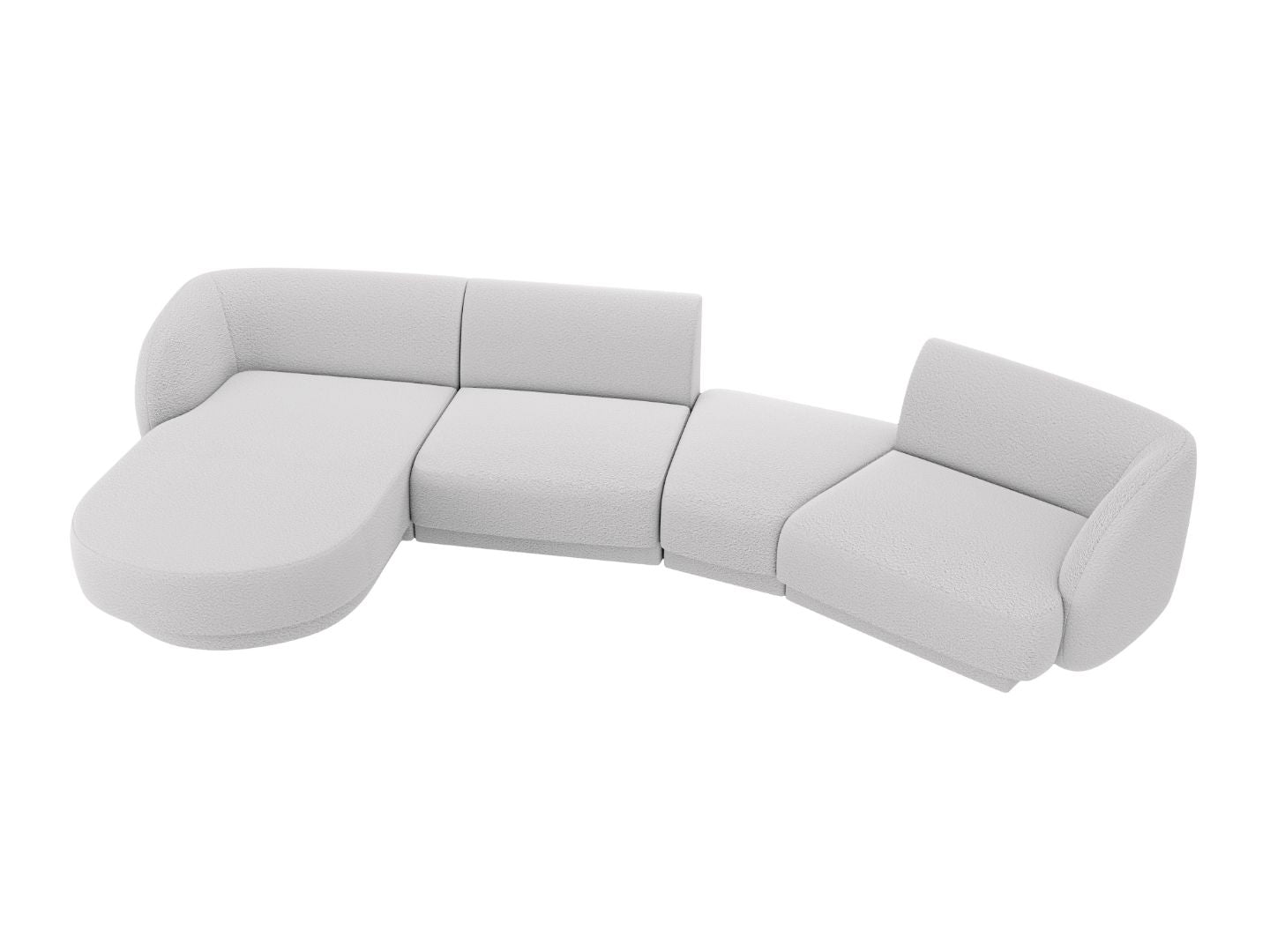 Sofa Miley 325x160cm, Material: Boucle