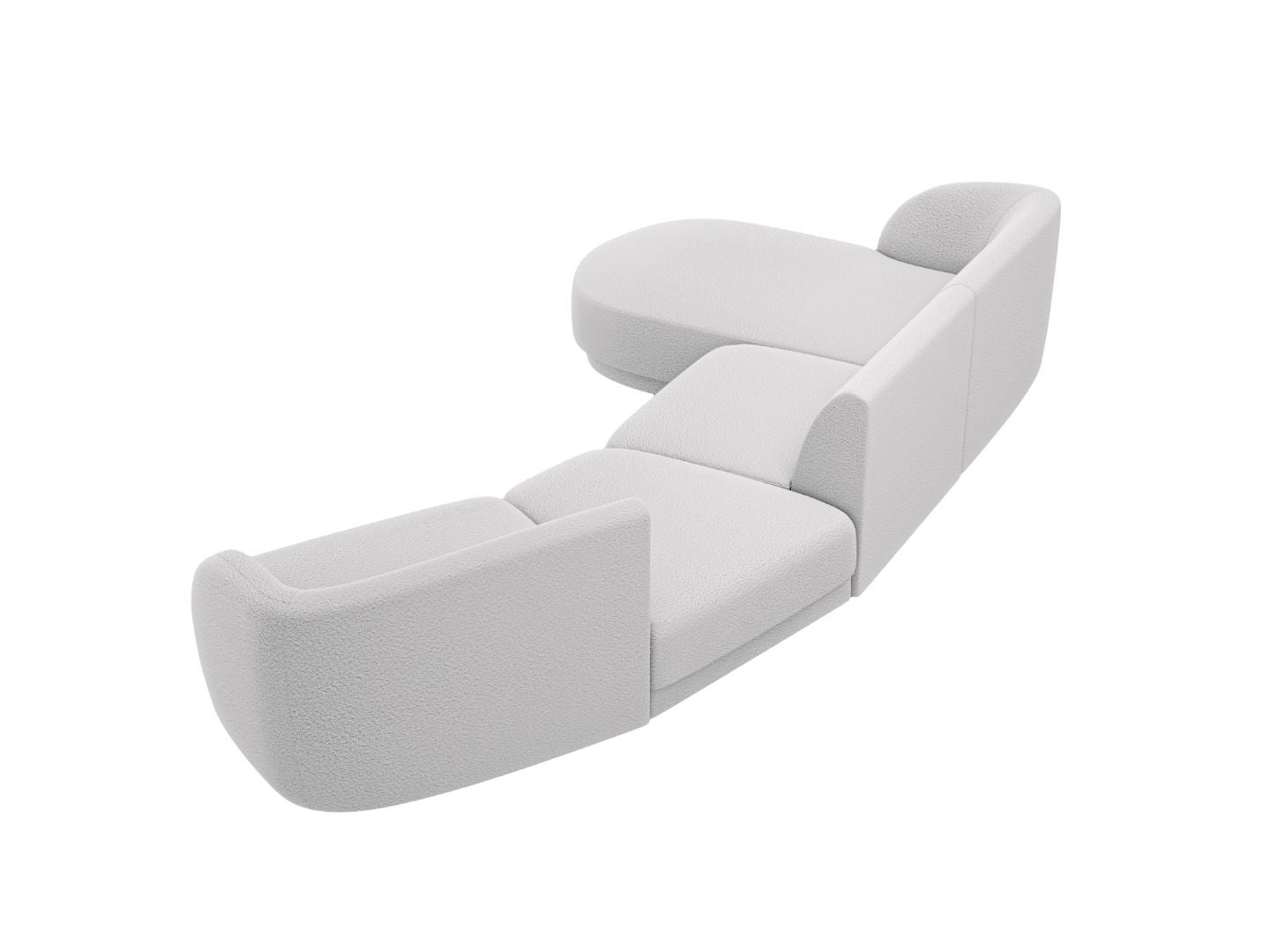 Sofa Miley 325x160cm, Material: Boucle