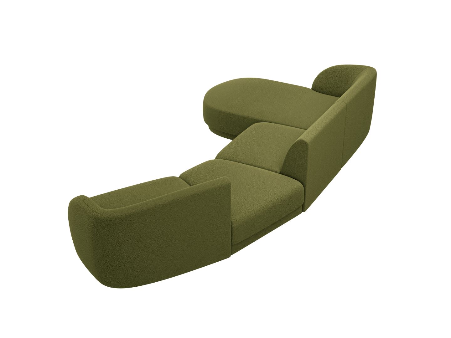 Sofa Miley 325x160cm, Material: Boucle