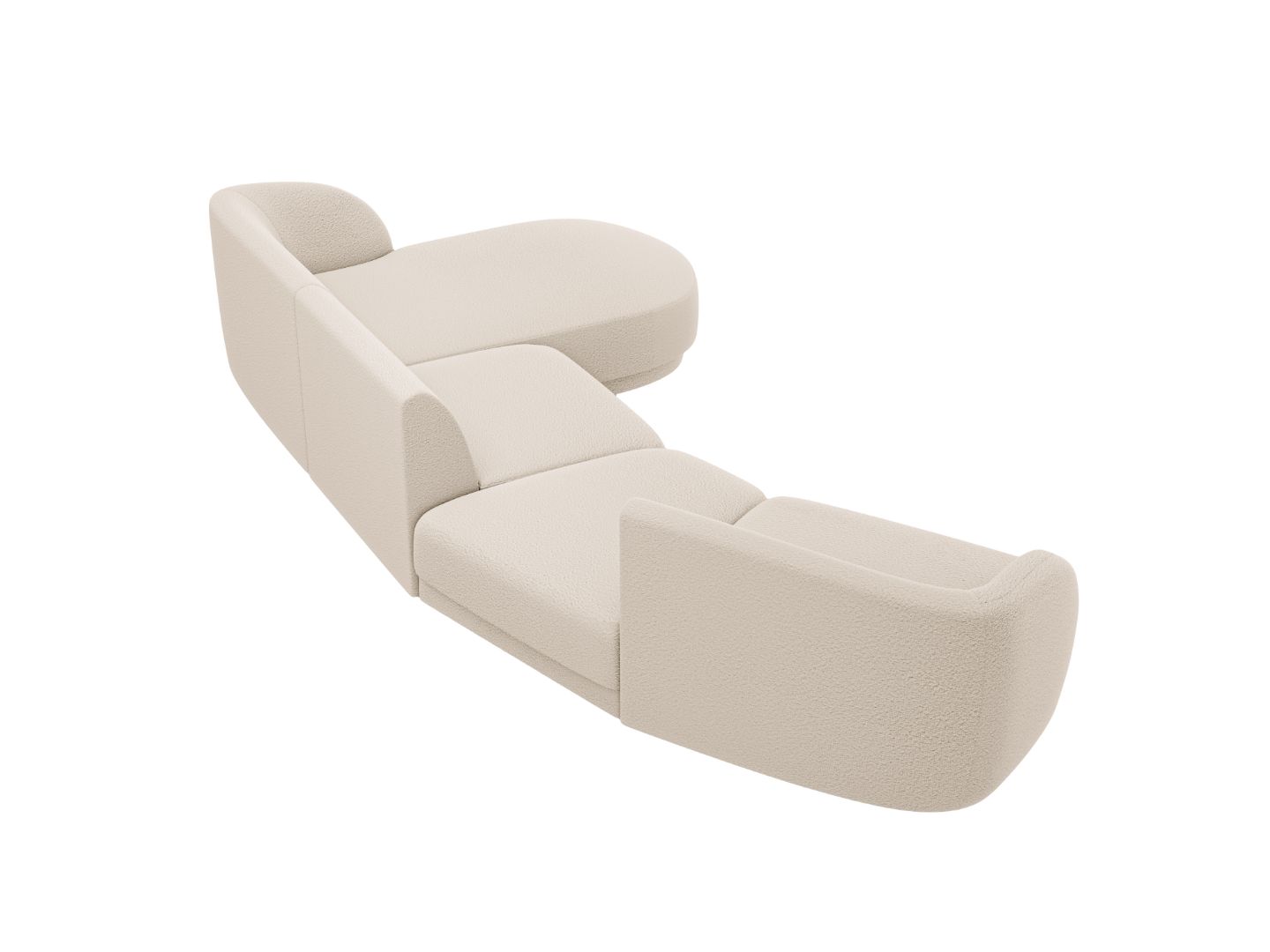 Sofa Miley 325x160cm, Material: Boucle