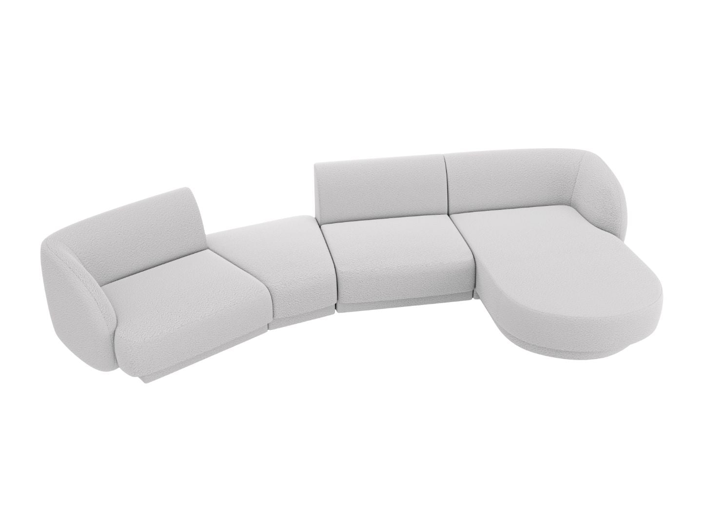 Sofa Miley 325x160cm, Material: Boucle