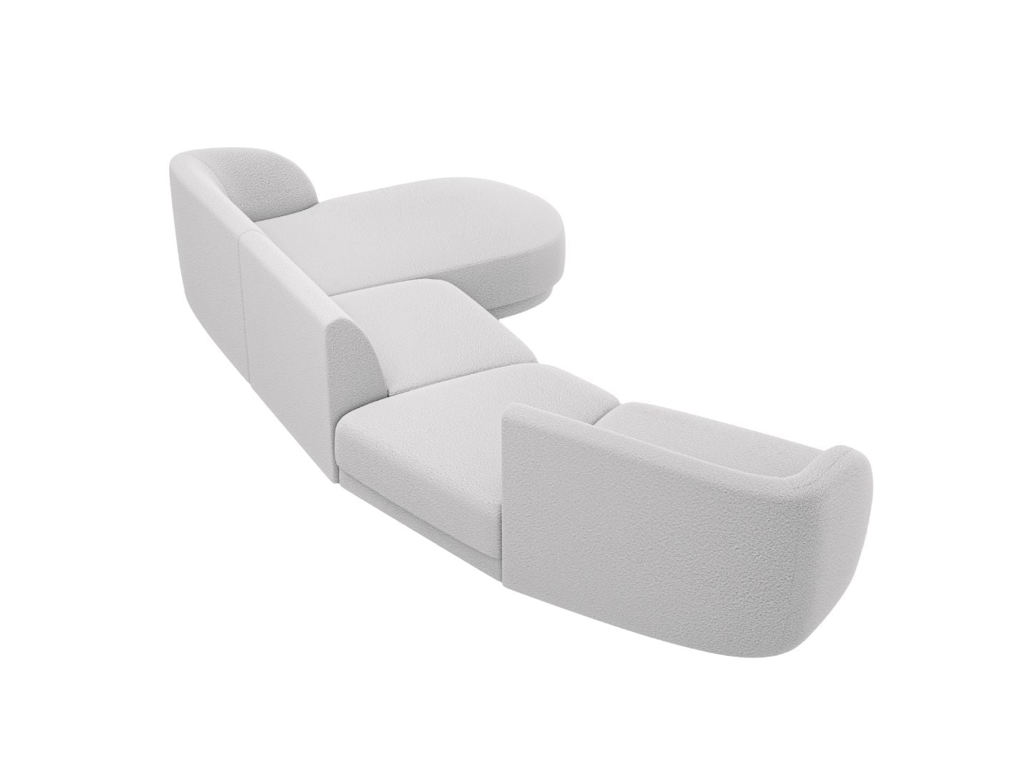 Sofa Miley 325x160cm, Material: Boucle