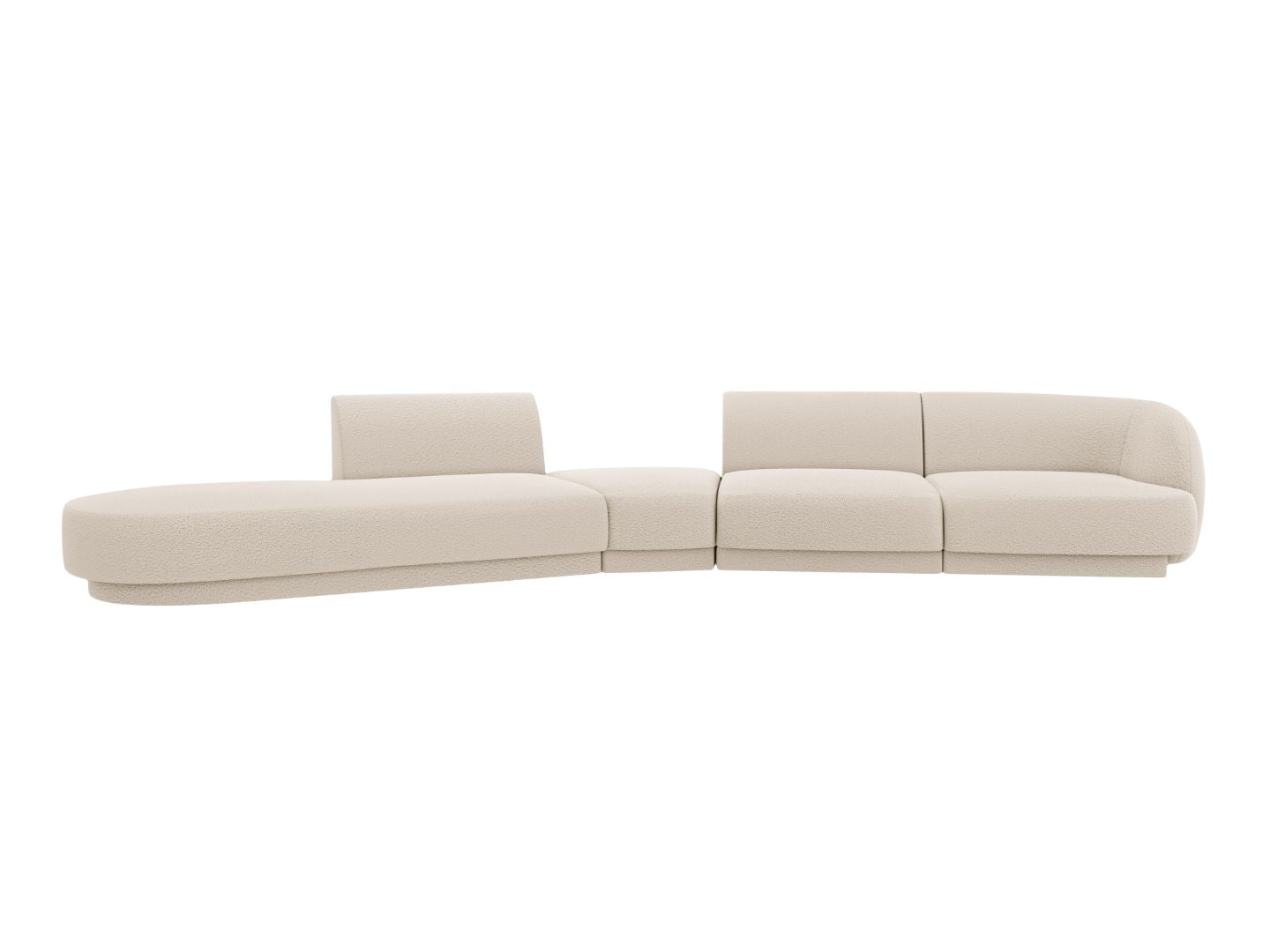 Sofa Miley 380x158cm, Material: Boucle