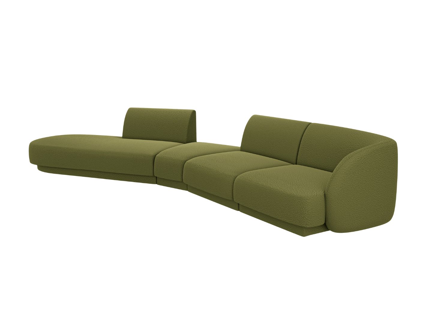 Sofa Miley 380x158cm, Material: Boucle