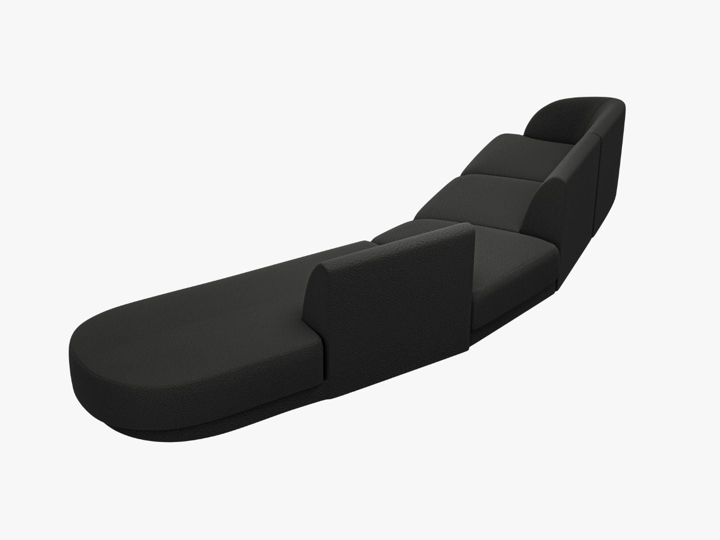 Sofa Miley 380x158cm, Material: Boucle