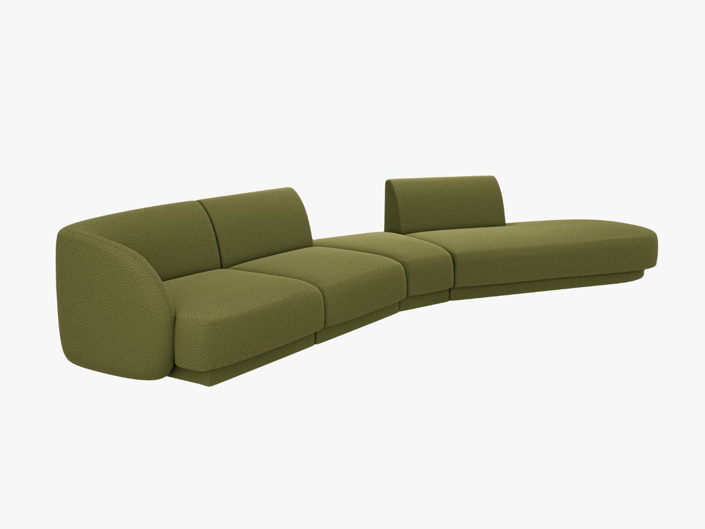 Sofa Miley 380x158cm, Material: Boucle