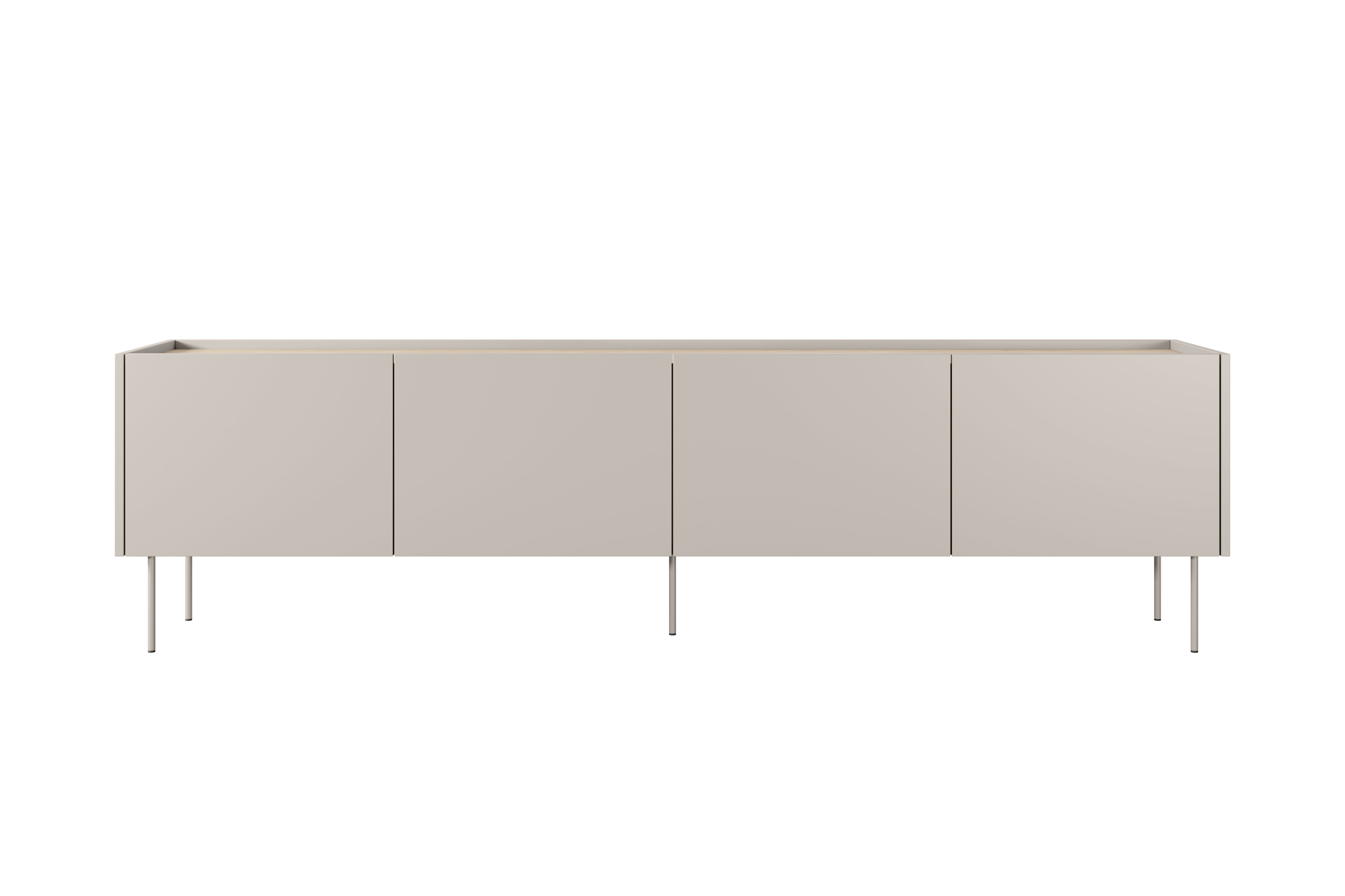 TV Kommode Desin 220cm, 4 Türen, Material: MDF